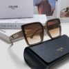 6931fa7b3a89a121ed54b636 Celine 2024 New Korean Style Oversized Round Frame UV Protection Sunglasses for Women, Stylish and Elegant Sun Glasses
