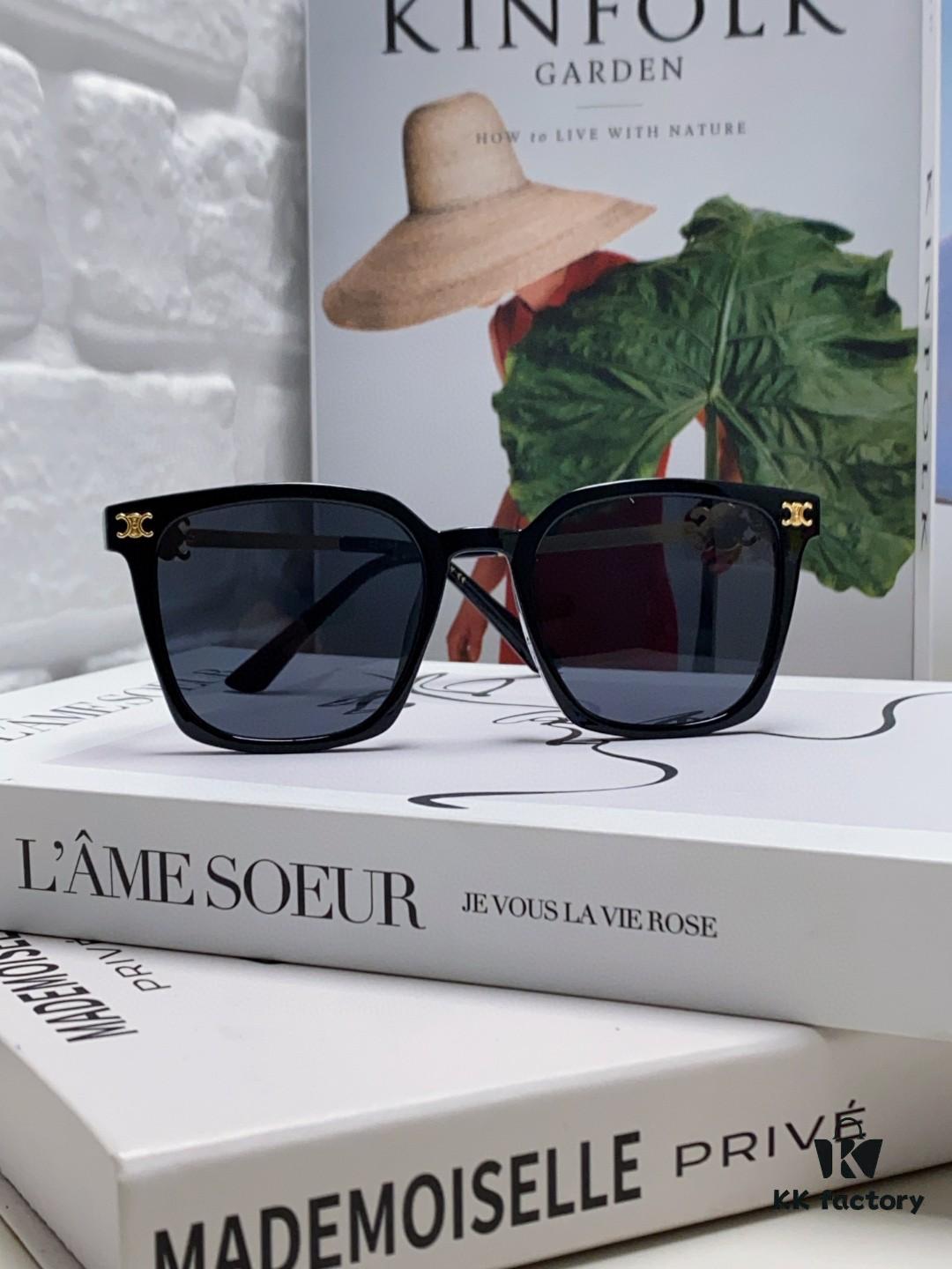 6931fa803a89a121ed54b674 CELINE Red Book Popular Metal-Decorated Logo Simple Frame Sunglasses 6 Colors