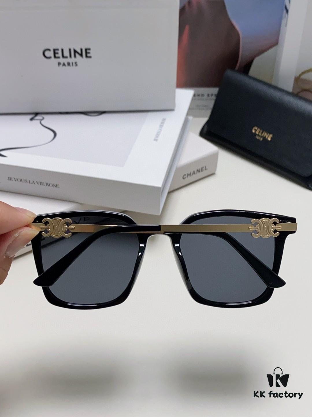6931fa803a89a121ed54b677 CELINE Red Book Popular Metal-Decorated Logo Simple Frame Sunglasses 6 Colors