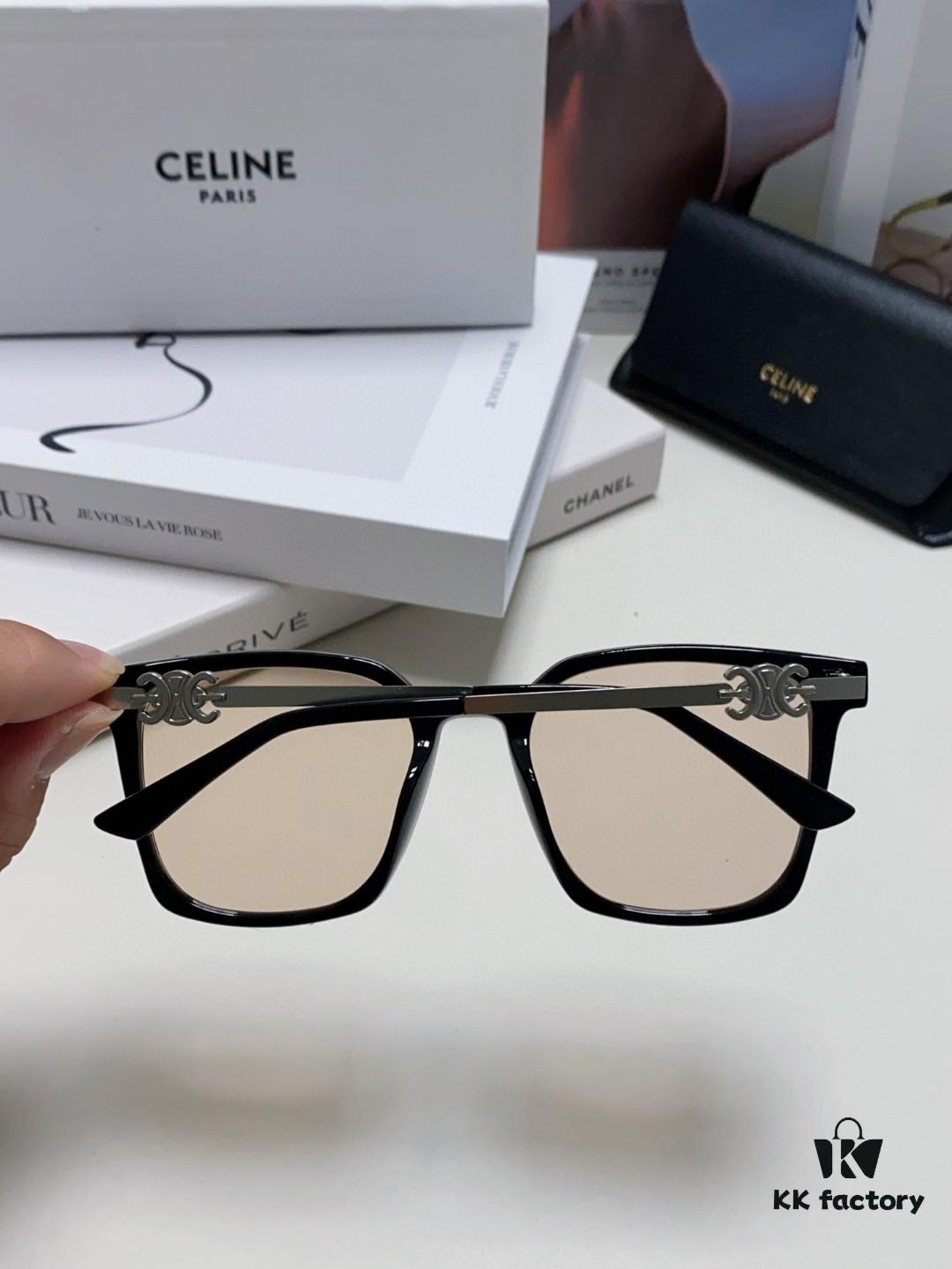 6931fa813a89a121ed54b68c CELINE Red Book Popular Metal Logo Decorated Simple Frame Sunglasses, 6 Colors Available