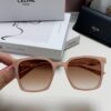 6931fa843a89a121ed54b6ab CELINE Red Book Popular Metal-Decorated Logo Simple Frame Sunglasses 6 Colors