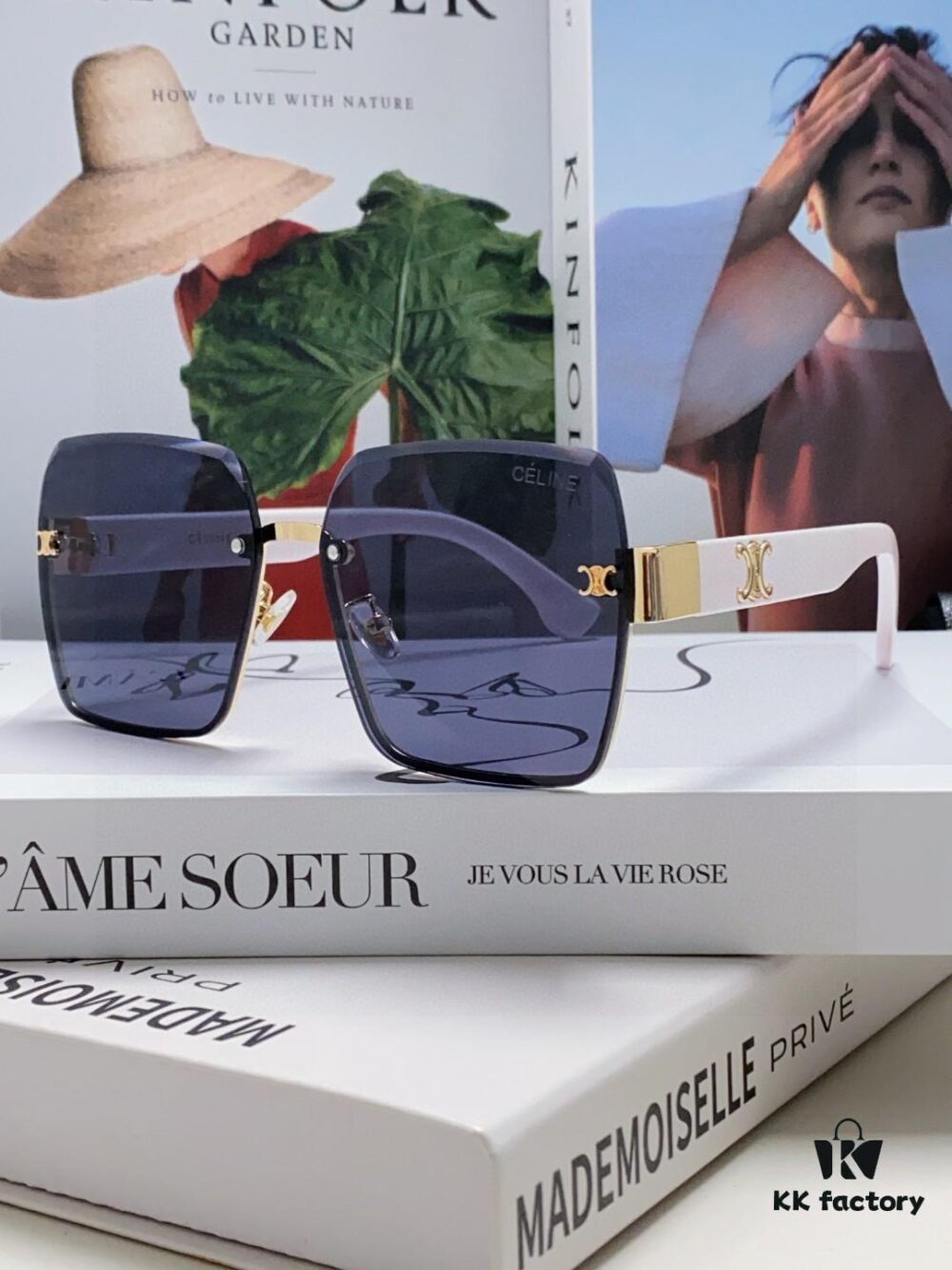 6931fa863a89a121ed54b6cf Celine Official Website Latest Top-Quality Edged Retro Unframed Sunglasses for Women, Stylish UV-Protective Square Frame Slimming Unisex Sunglasses with High-End Aesthetic