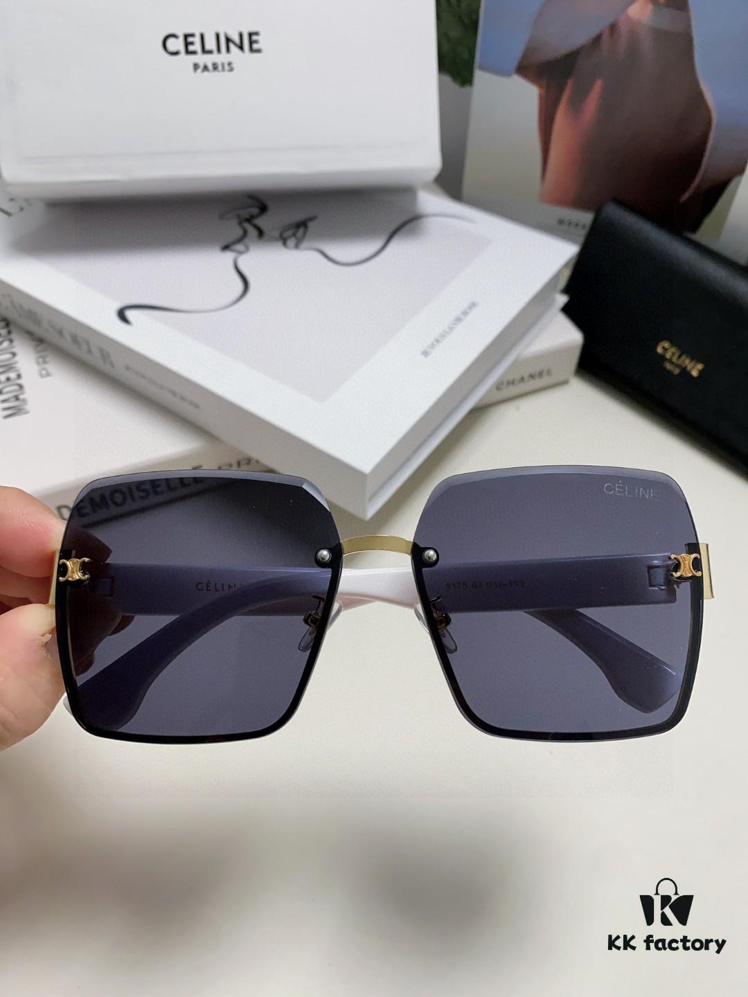 6931fa873a89a121ed54b6d2 Celine Official Website Latest Top-Quality Edge-Cut Retro Unframed Sunglasses for Women, Stylish UV-Protective Square Slimming Unisex Sunglasses with Premium Feel