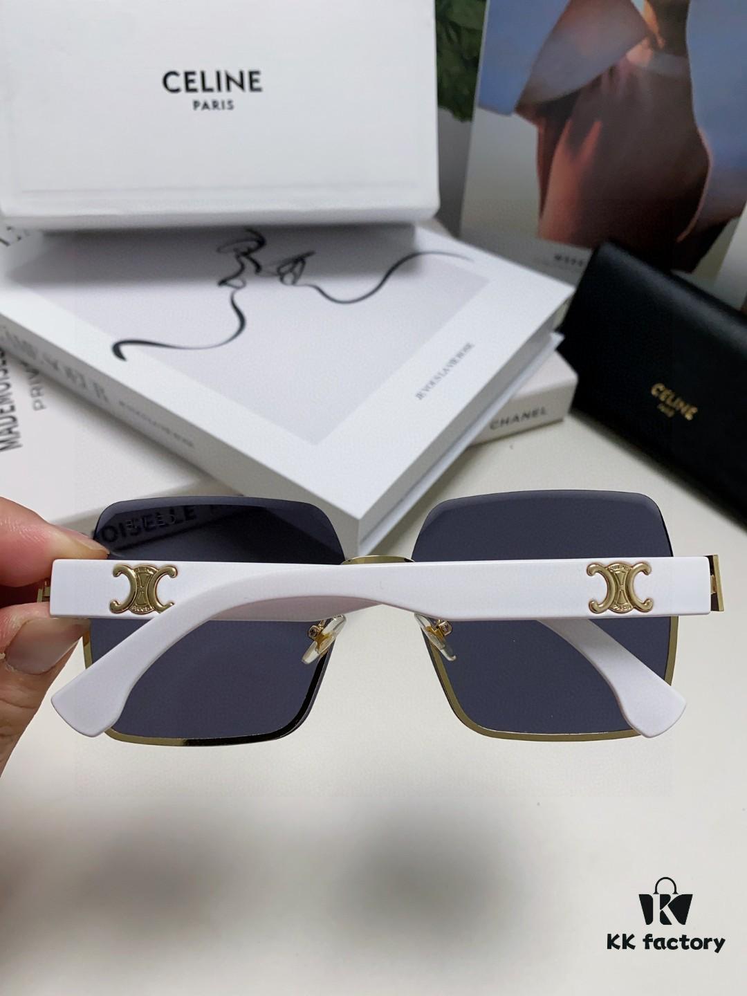 6931fa873a89a121ed54b6d3 Celine Official Website Latest Top-Quality Edge-Cut Retro Unframed Sunglasses for Women, Stylish UV-Protective Square Slimming Unisex Sunglasses with Premium Feel
