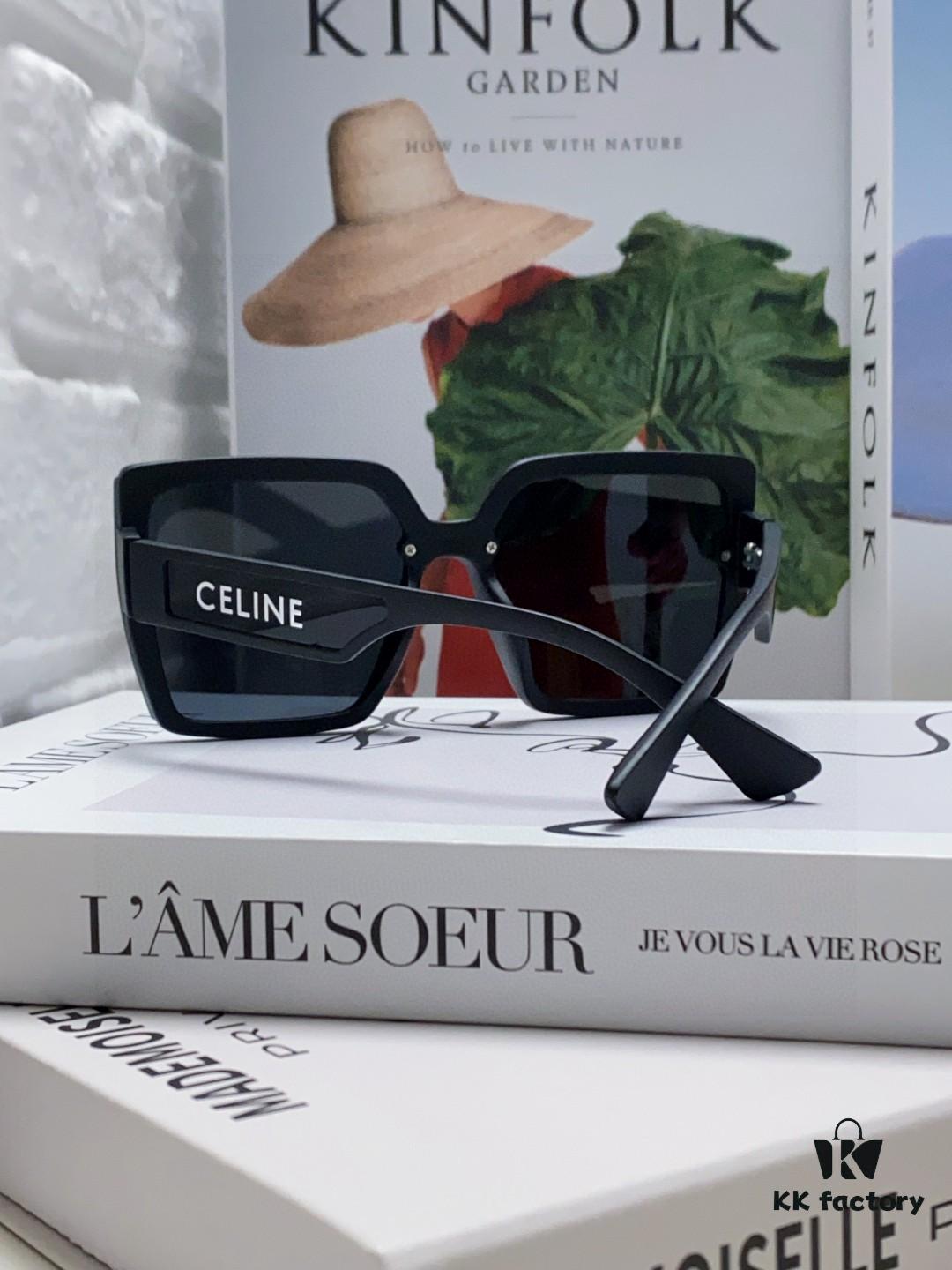 6931fa873a89a121ed54b6db Celine 2025 New Korean-Style Oversized Round-Face UV-Protective Sunglasses for Women, Stylish and High-End Sun Protection Eyewear