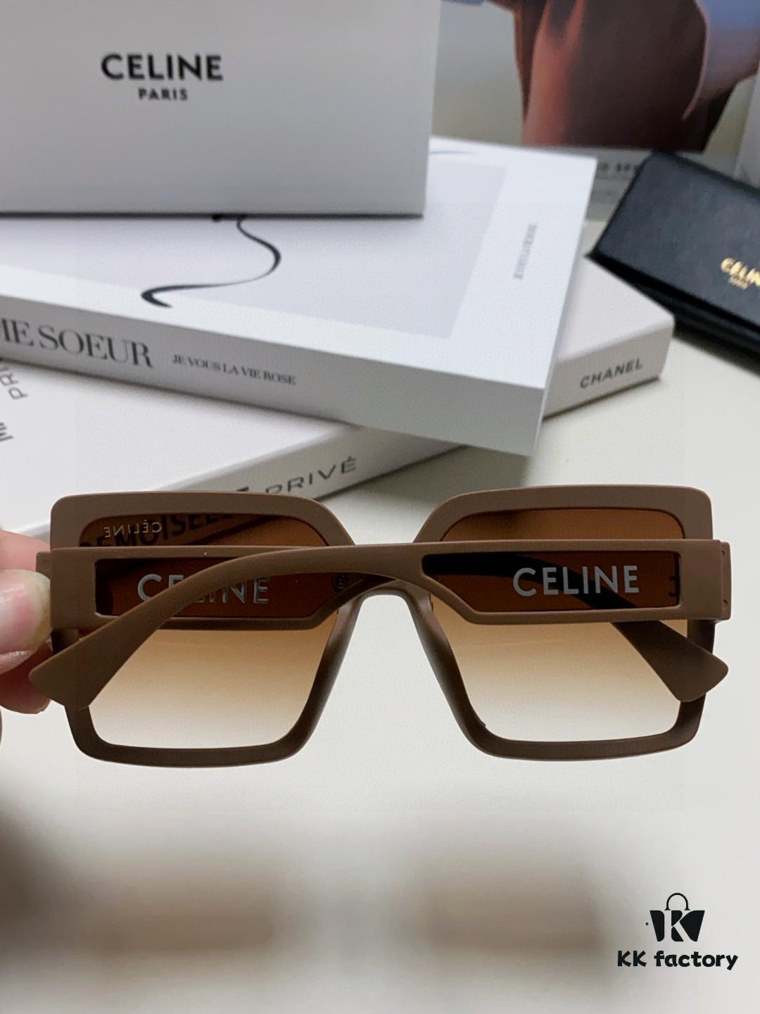 6931fa883a89a121ed54b6e7 Celine 2025 New Arrival Korean-Style Oversized Round Frame UV-Protective Sunglasses for Women, Stylish and Elegant Sun Protection Glasses