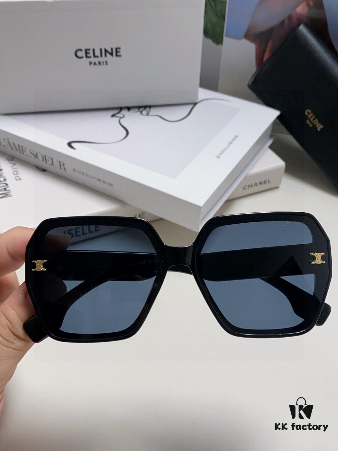 6931fa8d3a89a121ed54b729 Celine 2025 New Arrival European and American Style Oversized Square Arch-Frame Sunglasses for Women, UV Protection Sun Glasses for Outdoor Wear