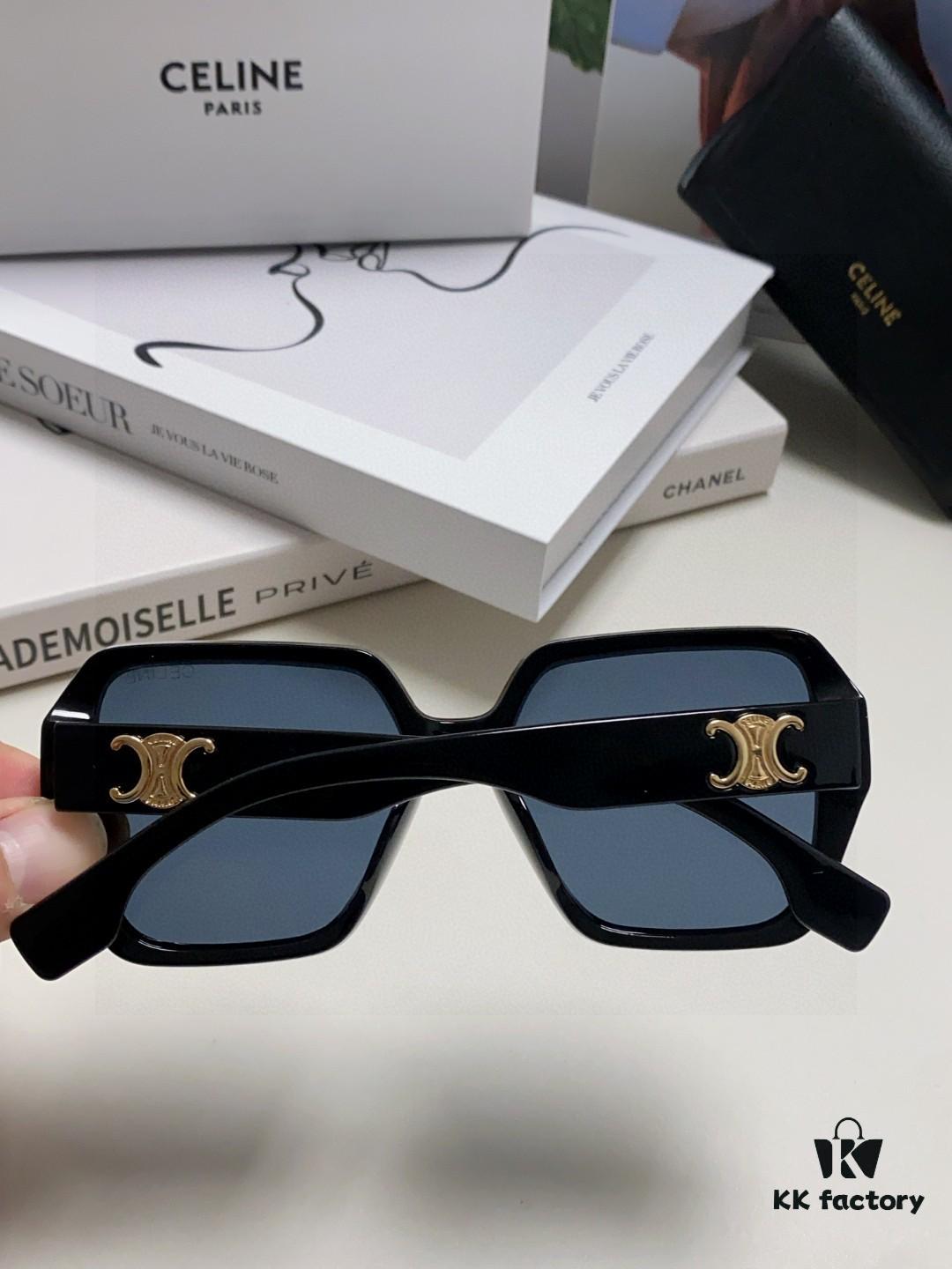 6931fa8d3a89a121ed54b72a Celine 2025 New Arrival European and American Style Oversized Square Arch-Frame Sunglasses for Women, UV Protection Sun Glasses for Outdoor Wear