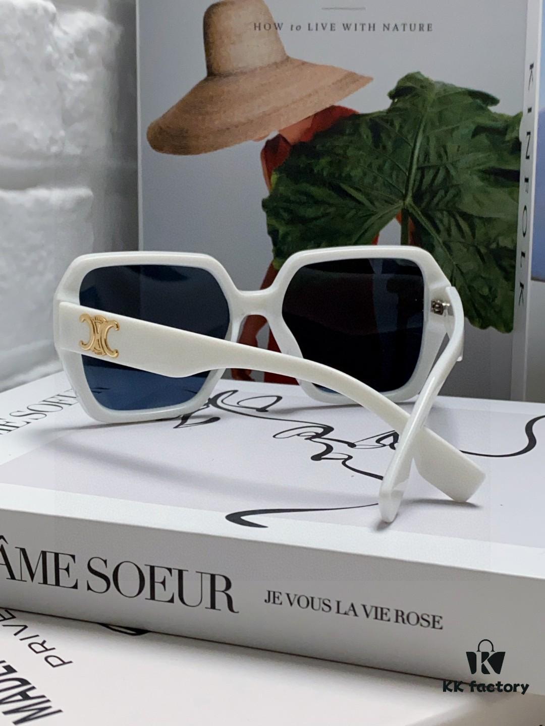 6931fa8e3a89a121ed54b732 Celine 2025 New Arrival European and American Style Square Oversized Arch-Frame Sunglasses for Women, UV Protection Sun Glasses for Outdoor Wear