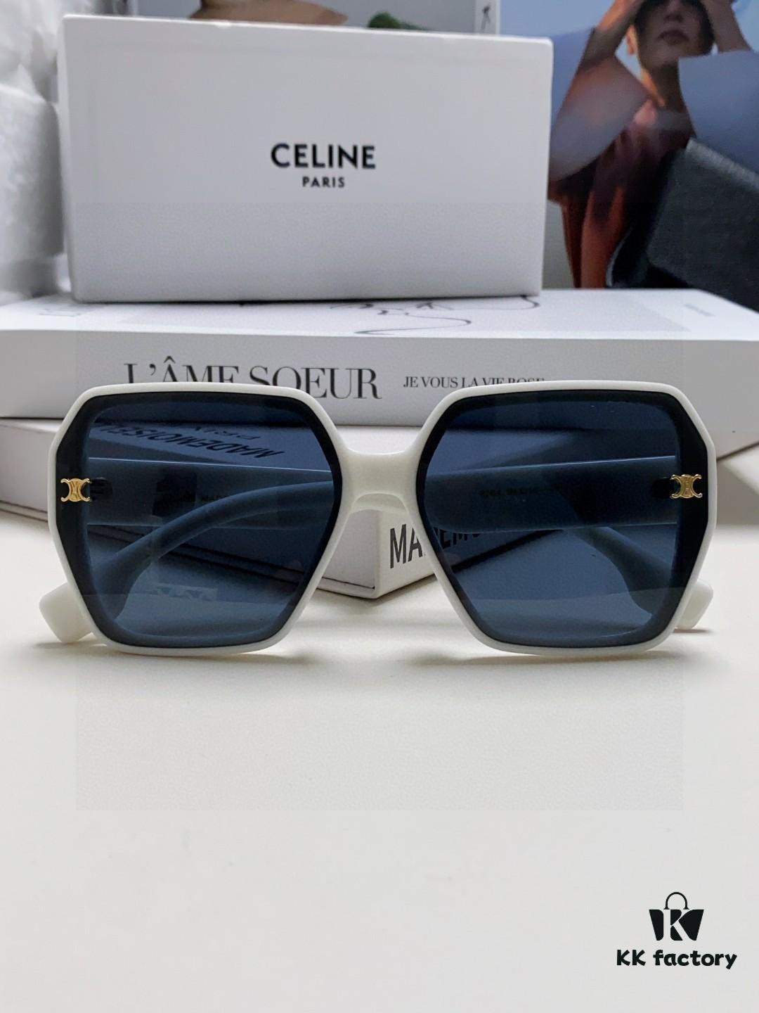 6931fa8e3a89a121ed54b736 Celine 2025 New Arrival European and American Style Square Oversized Arch-Frame Sunglasses for Women, UV Protection Sun Glasses for Outdoor Wear