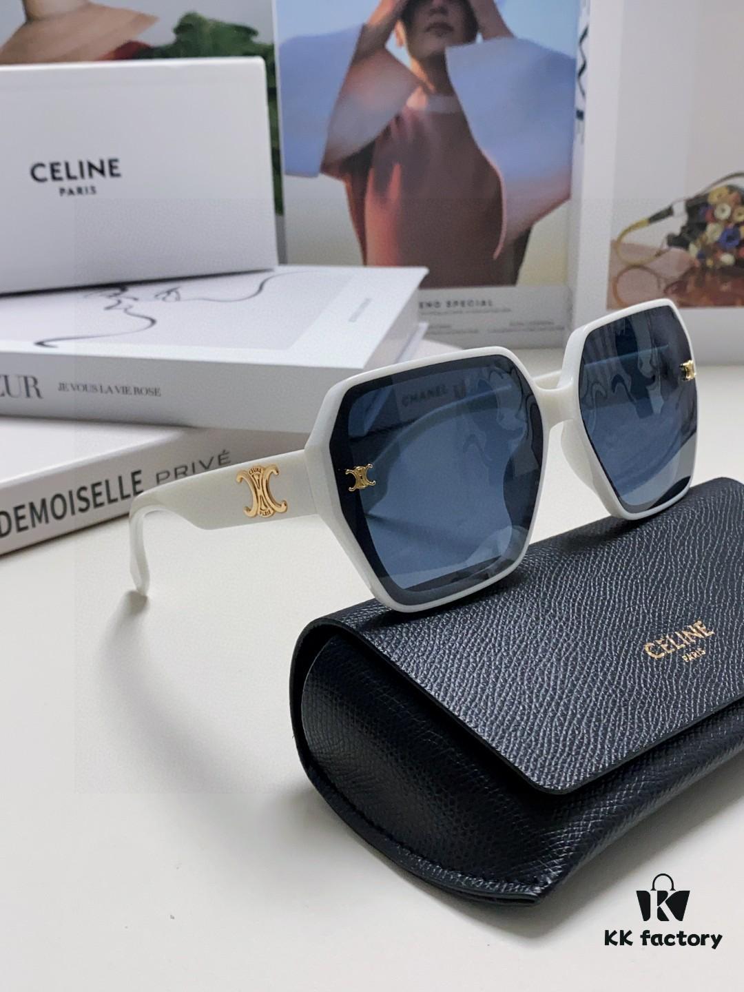 6931fa8e3a89a121ed54b737 Celine 2025 New Arrival European and American Style Square Oversized Arch-Frame Sunglasses for Women, UV Protection Sun Glasses for Outdoor Wear