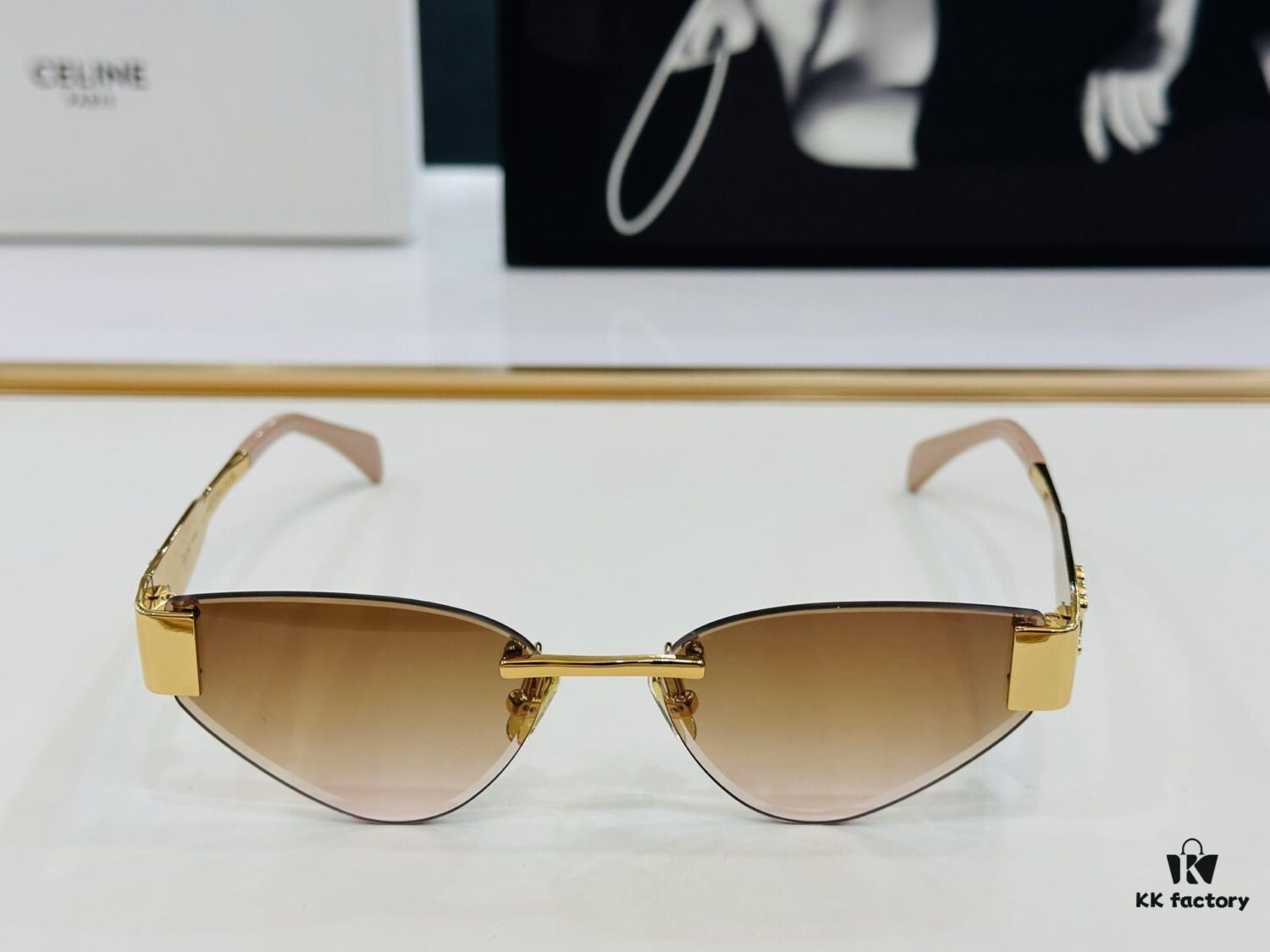 6931fa913a89a121ed54b75e CELINE CL42122U Size 56-17-142, Popular Unisex Style with Excellent Shine and Premium Texture, XL Craftsmanship