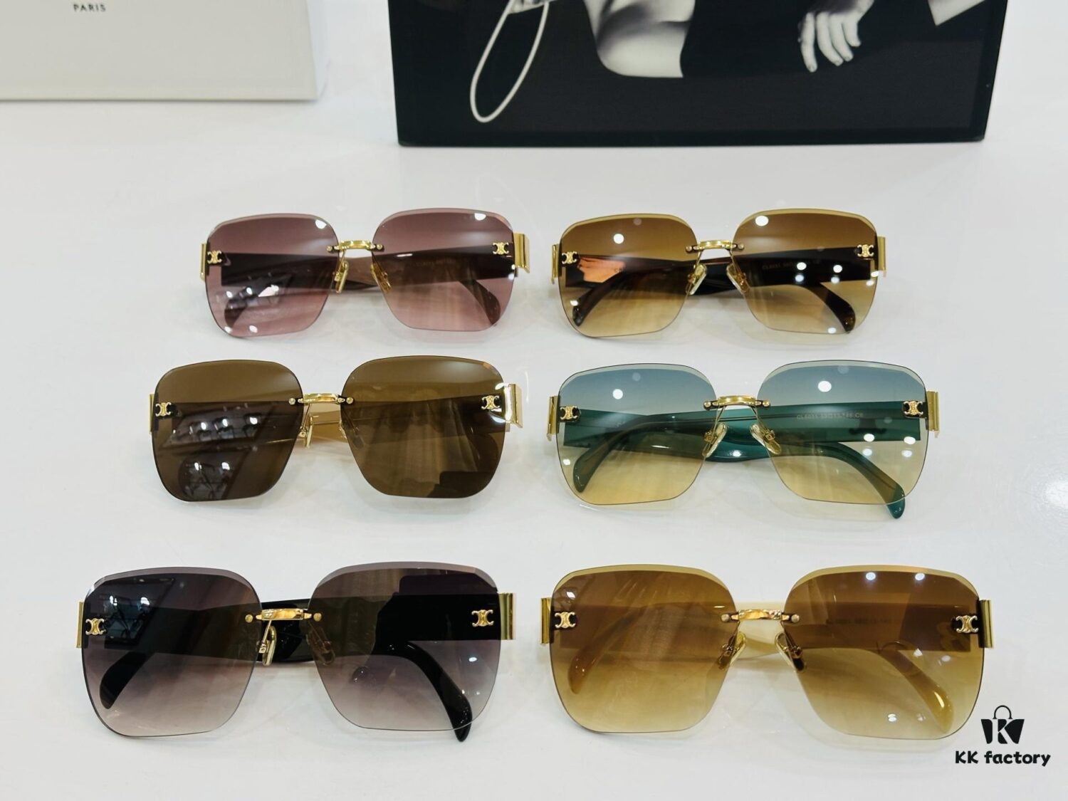 6931fa923a89a121ed54b771 CELINE CL8031 Size: 59×13-146 Classic Best-Selling Unisex Sunglasses with Excellent Luster and Premium Craftsmanship
