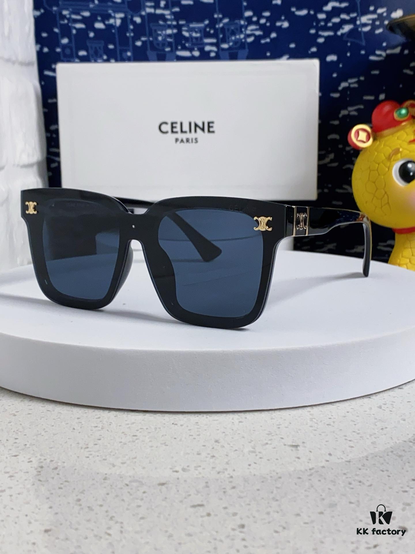 6931fa923a89a121ed54b772 Celine 2025 New Arrival Square Sunglasses for Women, Stylish Oversized Frame, Slimming Effect for Round Faces, Polarized UV Protection Beach Sunglasses Unisex