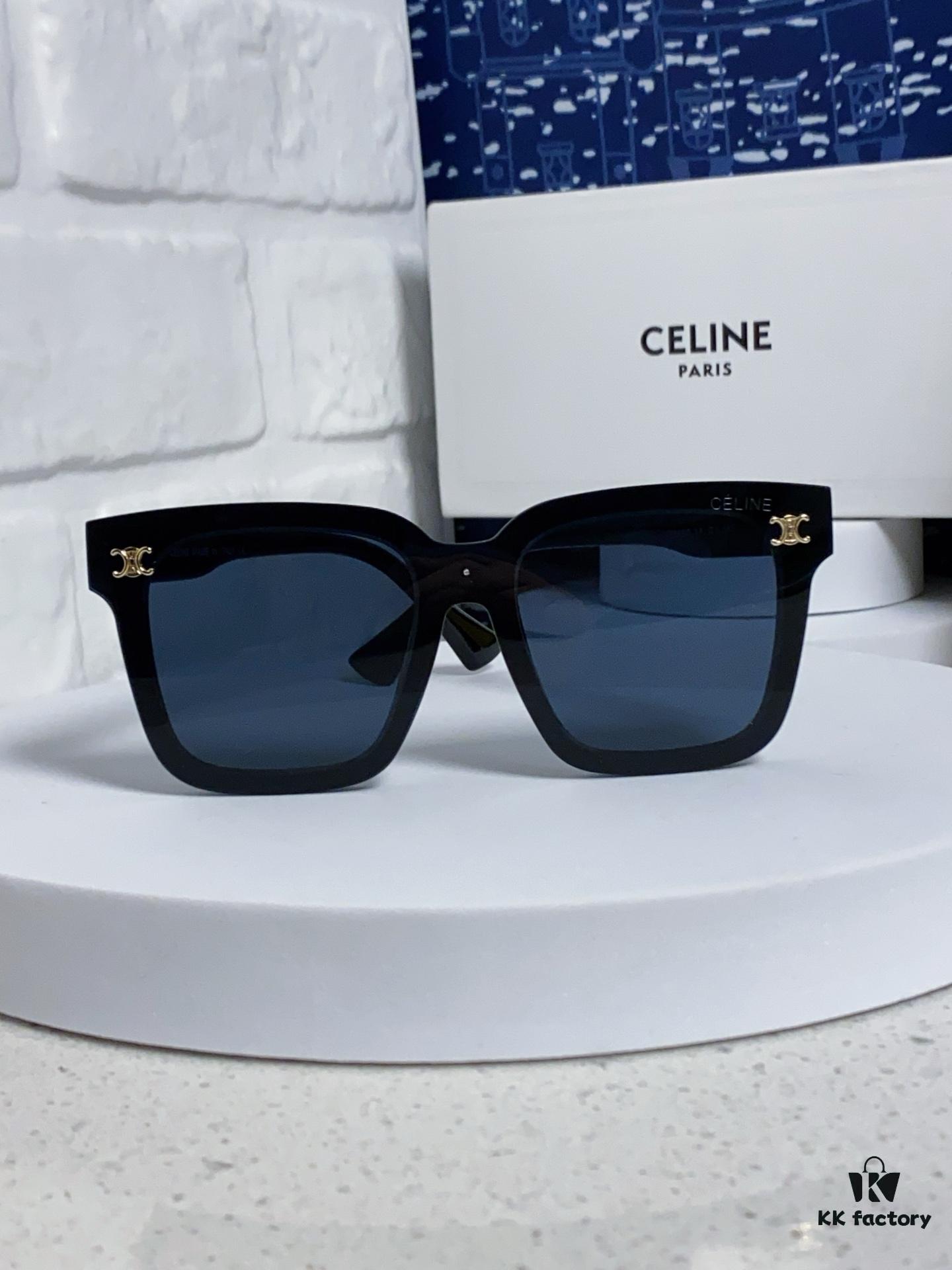 6931fa923a89a121ed54b773 Celine 2025 New Arrival Square Sunglasses for Women, Stylish Oversized Frame, Slimming Effect for Round Faces, Polarized UV Protection Beach Sunglasses Unisex