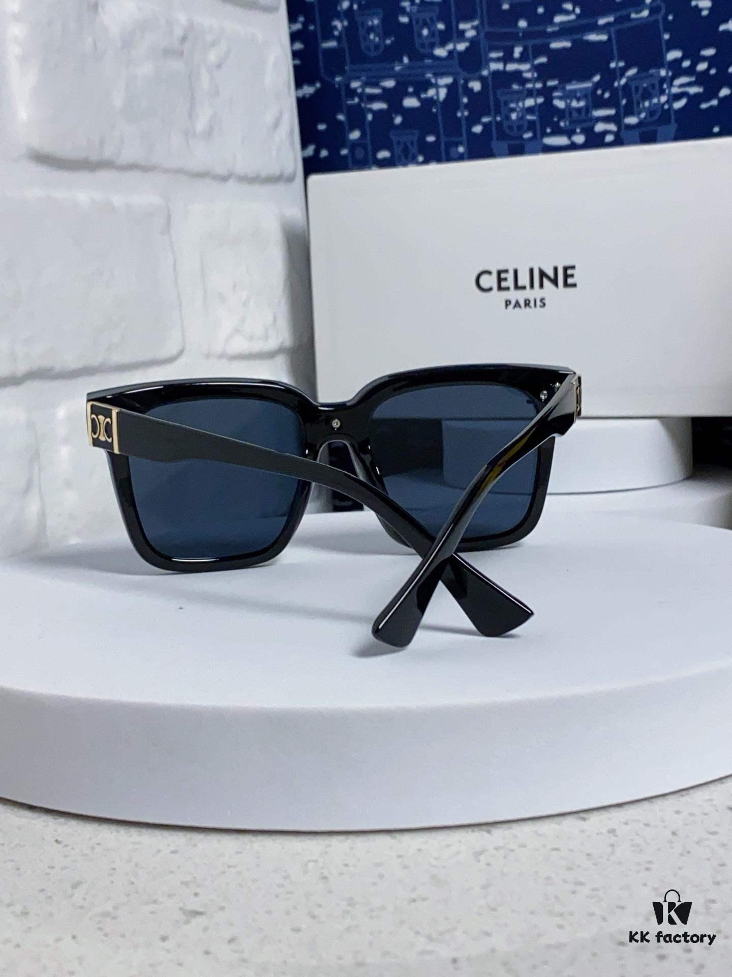 6931fa923a89a121ed54b774 Celine 2025 New Arrival Square Sunglasses for Women, Stylish Oversized Frame, Slimming Effect for Round Faces, Polarized UV Protection Beach Sunglasses Unisex