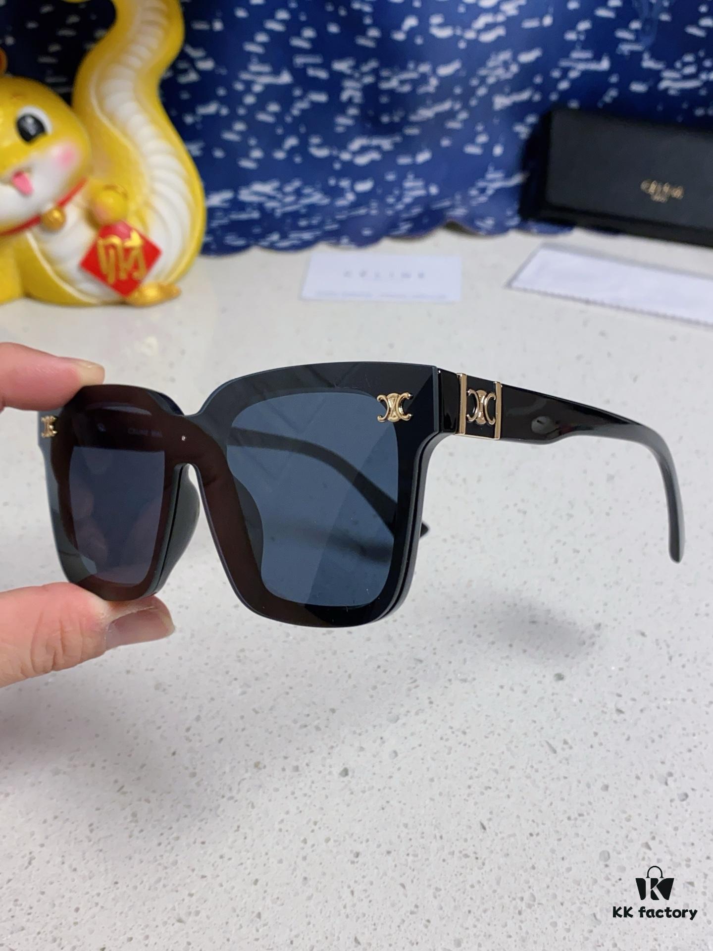 6931fa933a89a121ed54b777 Celine 2025 New Arrival Square Sunglasses for Women, Stylish Oversized Frame, Slimming Effect for Round Faces, Polarized UV Protection Beach Sunglasses Unisex
