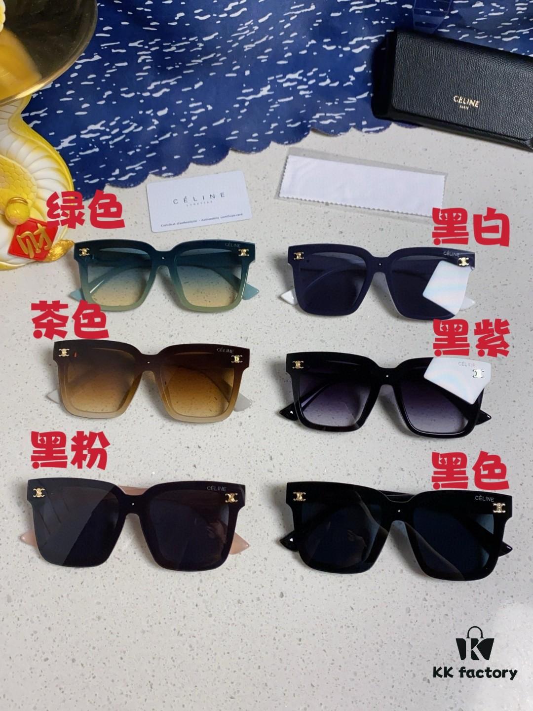 6931fa933a89a121ed54b77d Celine 2025 New Arrival Square Sunglasses for Women, Stylish Oversized Frame, Slimming Effect for Round Faces, Polarized UV Protection Beach Sun Glasses Unisex