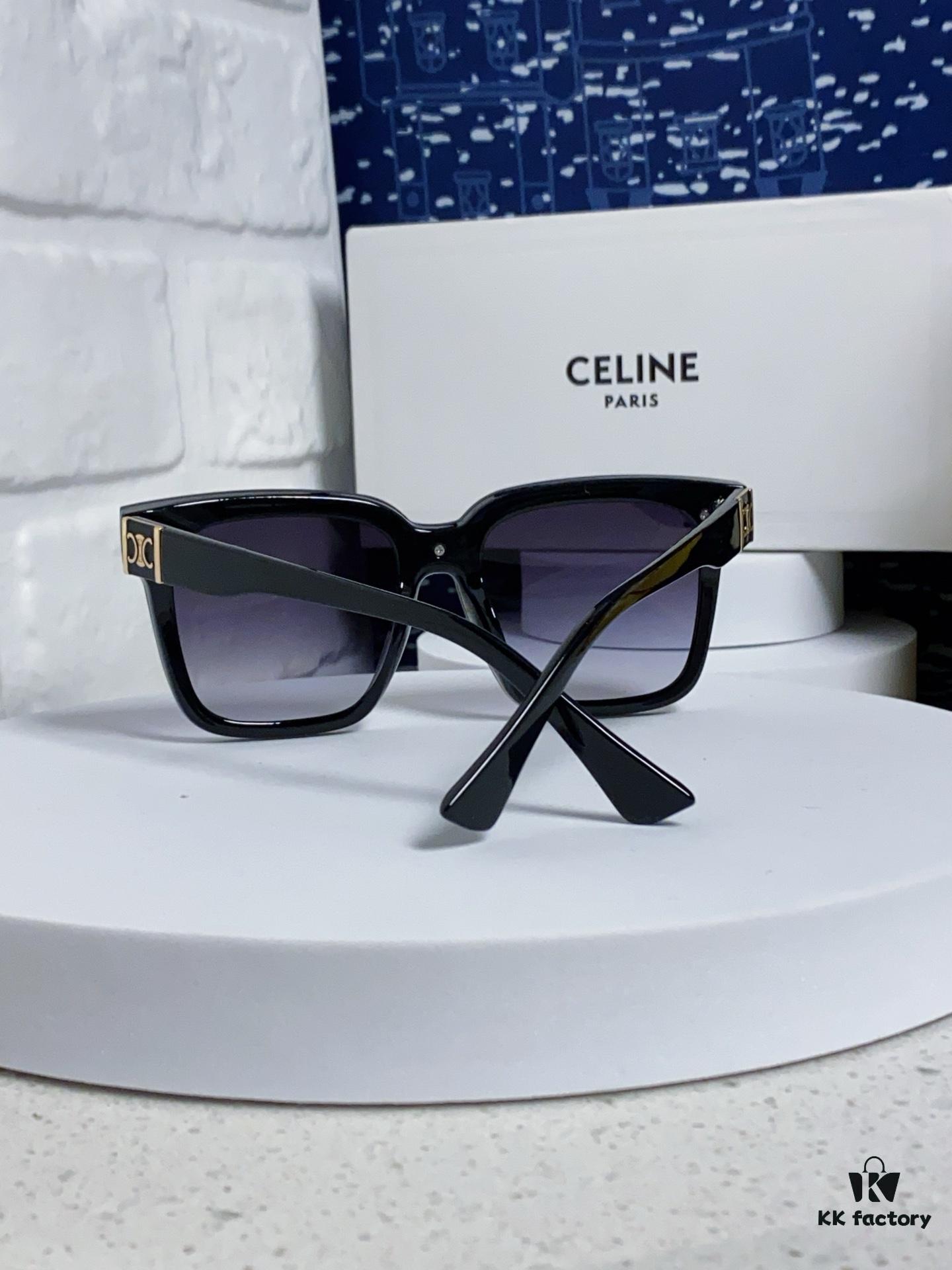 6931fa933a89a121ed54b780 Celine 2025 New Square Sunglasses for Women, Stylish Oversized Frame, Slimming Effect for Round Faces, Polarized UV Protection Beach Sun Glasses, Unisex Design