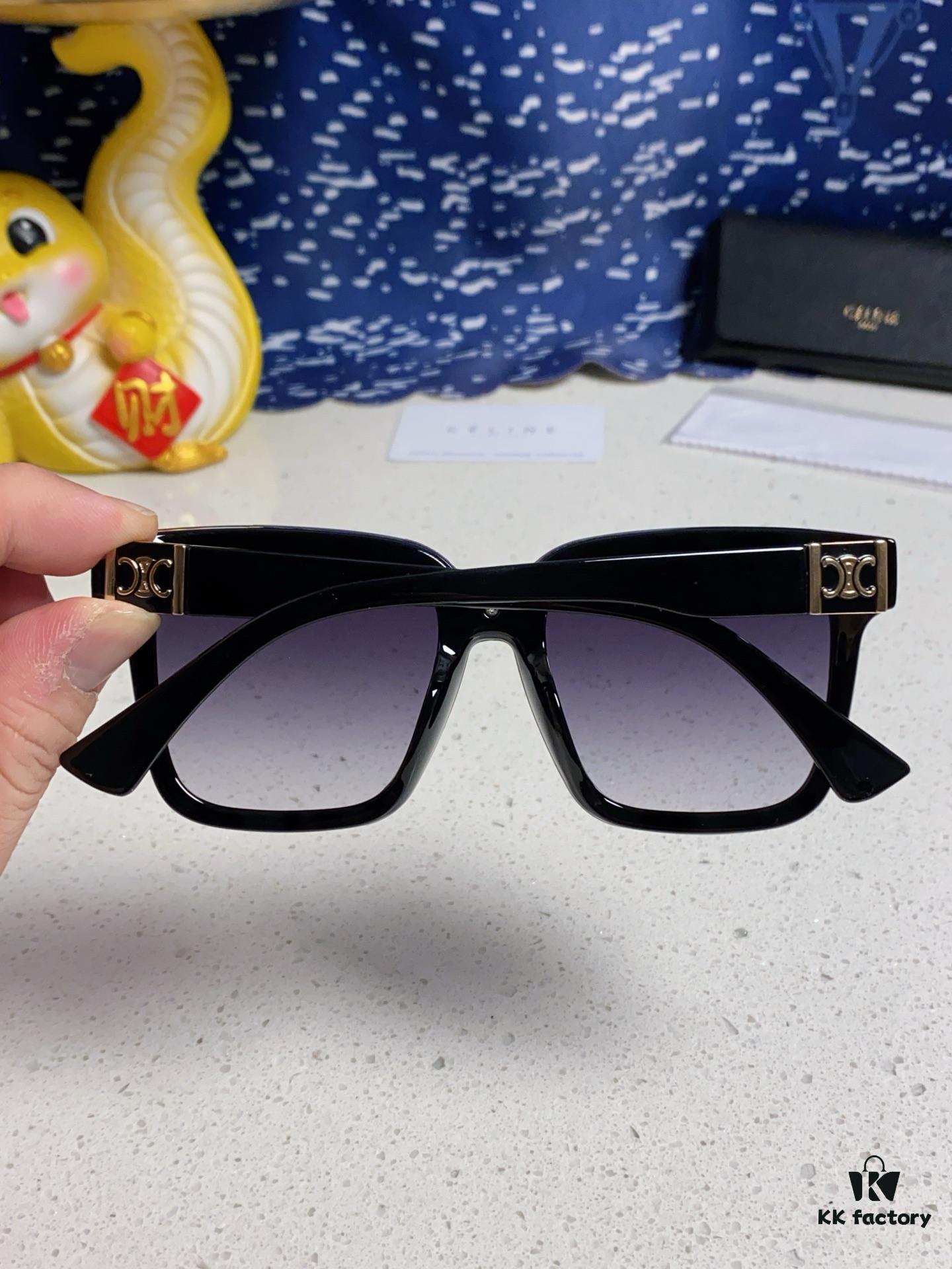 6931fa933a89a121ed54b782 Celine 2025 New Square Sunglasses for Women, Stylish Oversized Frame, Slimming Effect for Round Faces, Polarized UV Protection Beach Sun Glasses, Unisex Design