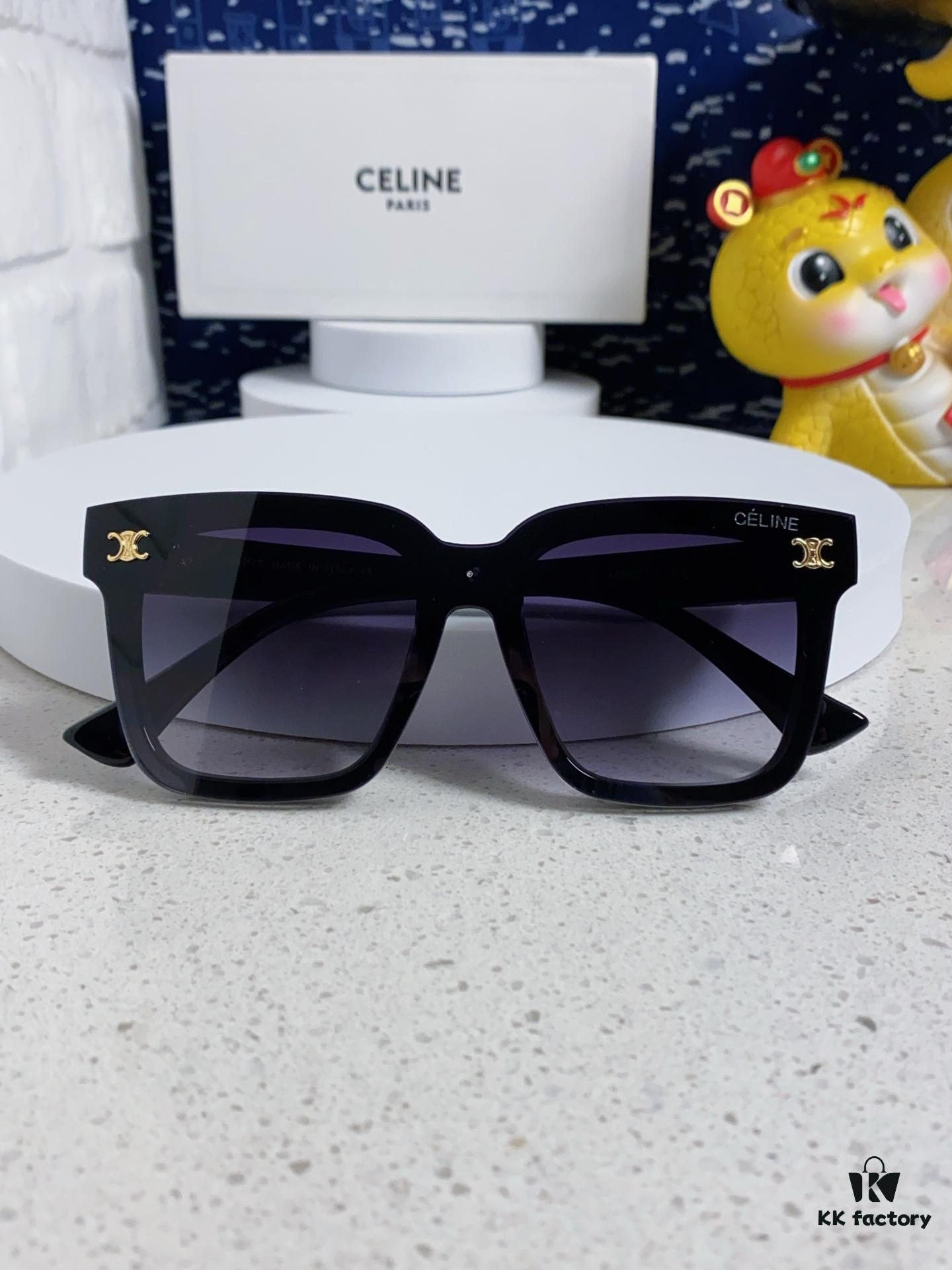 6931fa943a89a121ed54b786 Celine 2025 New Square Sunglasses for Women, Stylish Oversized Frame, Slimming Effect for Round Faces, Polarized UV Protection Beach Sun Glasses, Unisex Design
