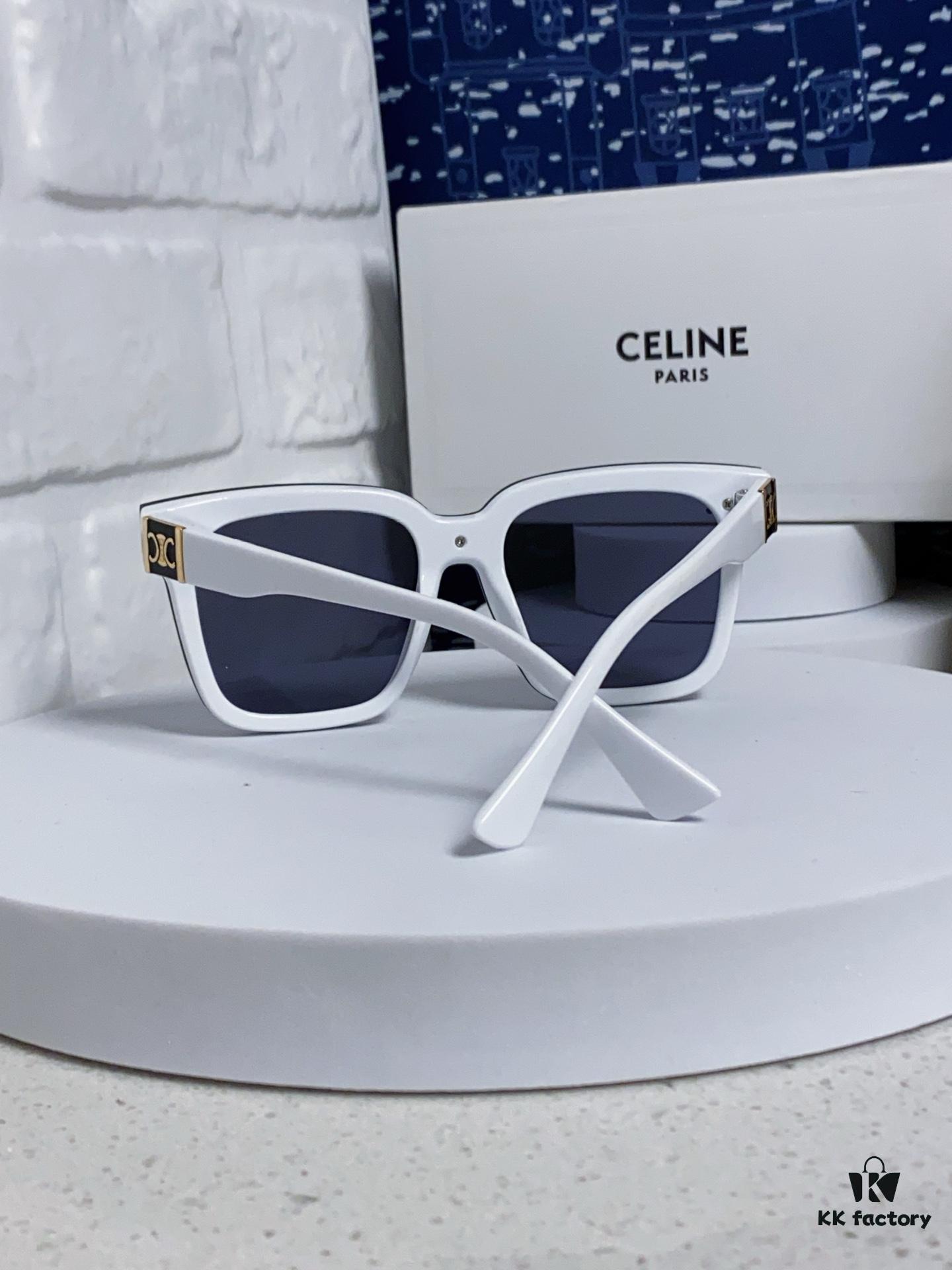 6931fa943a89a121ed54b78a Celine 2025 New Square Sunglasses for Women, Trendy Oversized Frames for Round Faces, Slimming Polarized UV Protection Sunglasses for Beach, Unisex Design