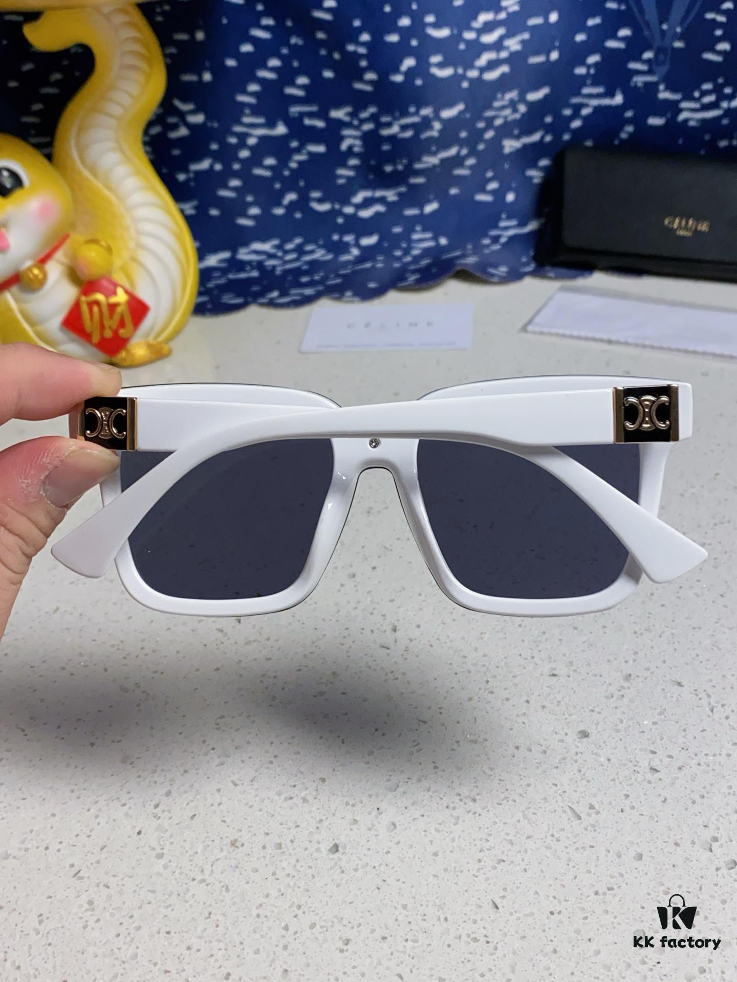 6931fa943a89a121ed54b78c Celine 2025 New Square Sunglasses for Women, Trendy Oversized Frames for Round Faces, Slimming Polarized UV Protection Sunglasses for Beach, Unisex Design
