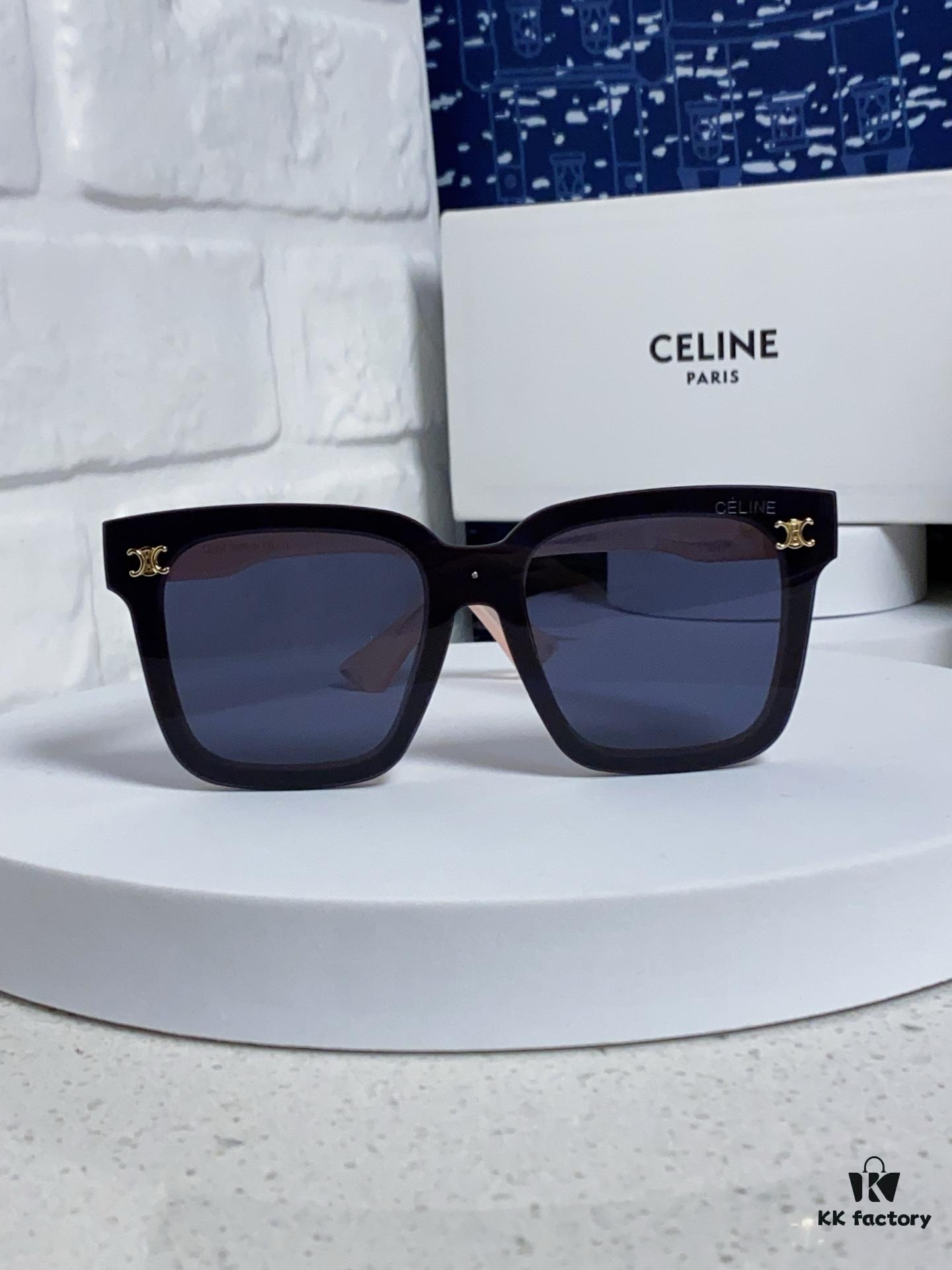 6931fa953a89a121ed54b792 Celine 2025 New Arrival Square Sunglasses for Women, Stylish Oversized Frame, Slimming Effect for Round Faces, Polarized UV Protection Beach Sun Glasses Unisex