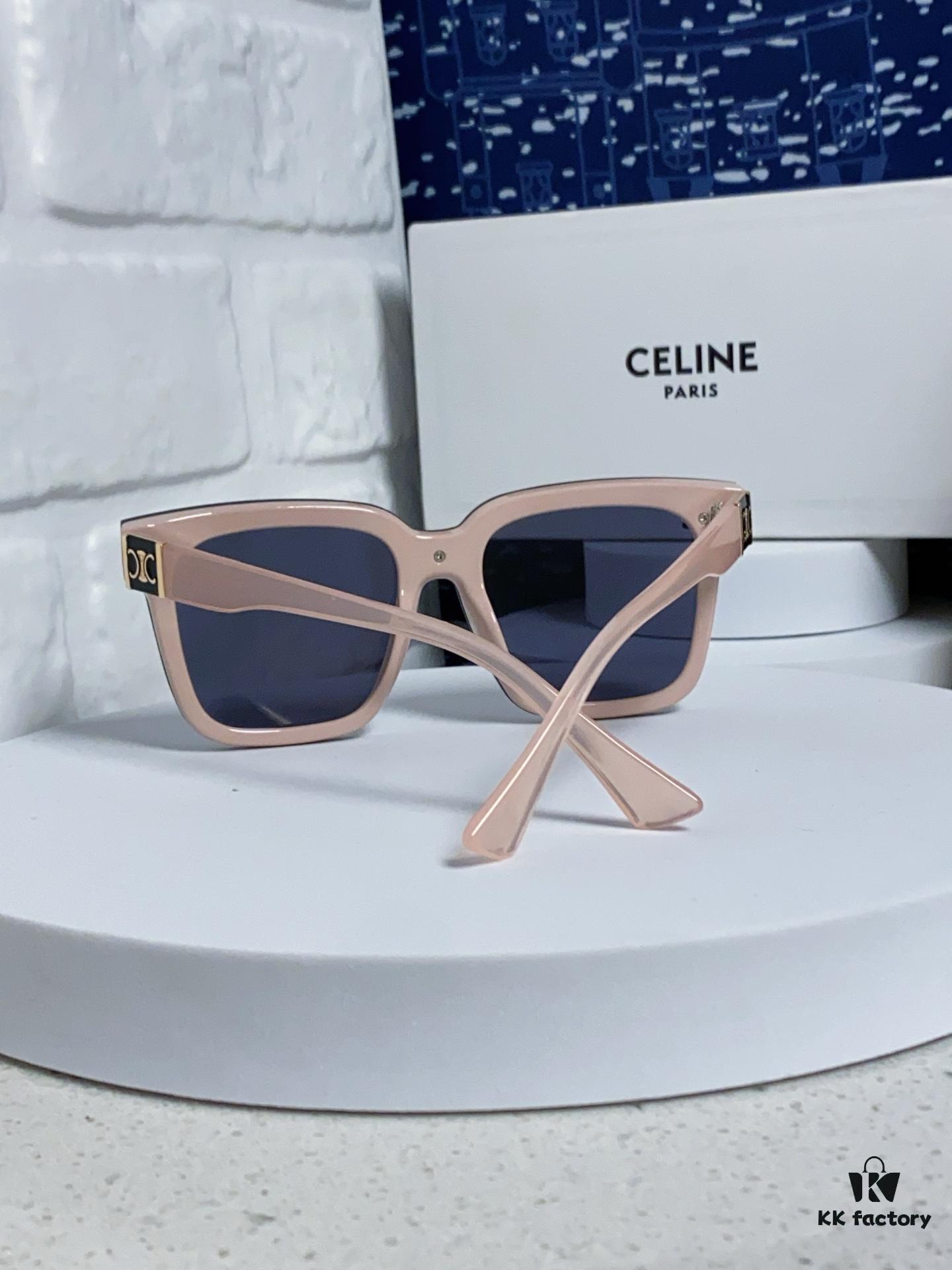 6931fa953a89a121ed54b793 Celine 2025 New Arrival Square Sunglasses for Women, Stylish Oversized Frame, Slimming Effect for Round Faces, Polarized UV Protection Beach Sun Glasses Unisex