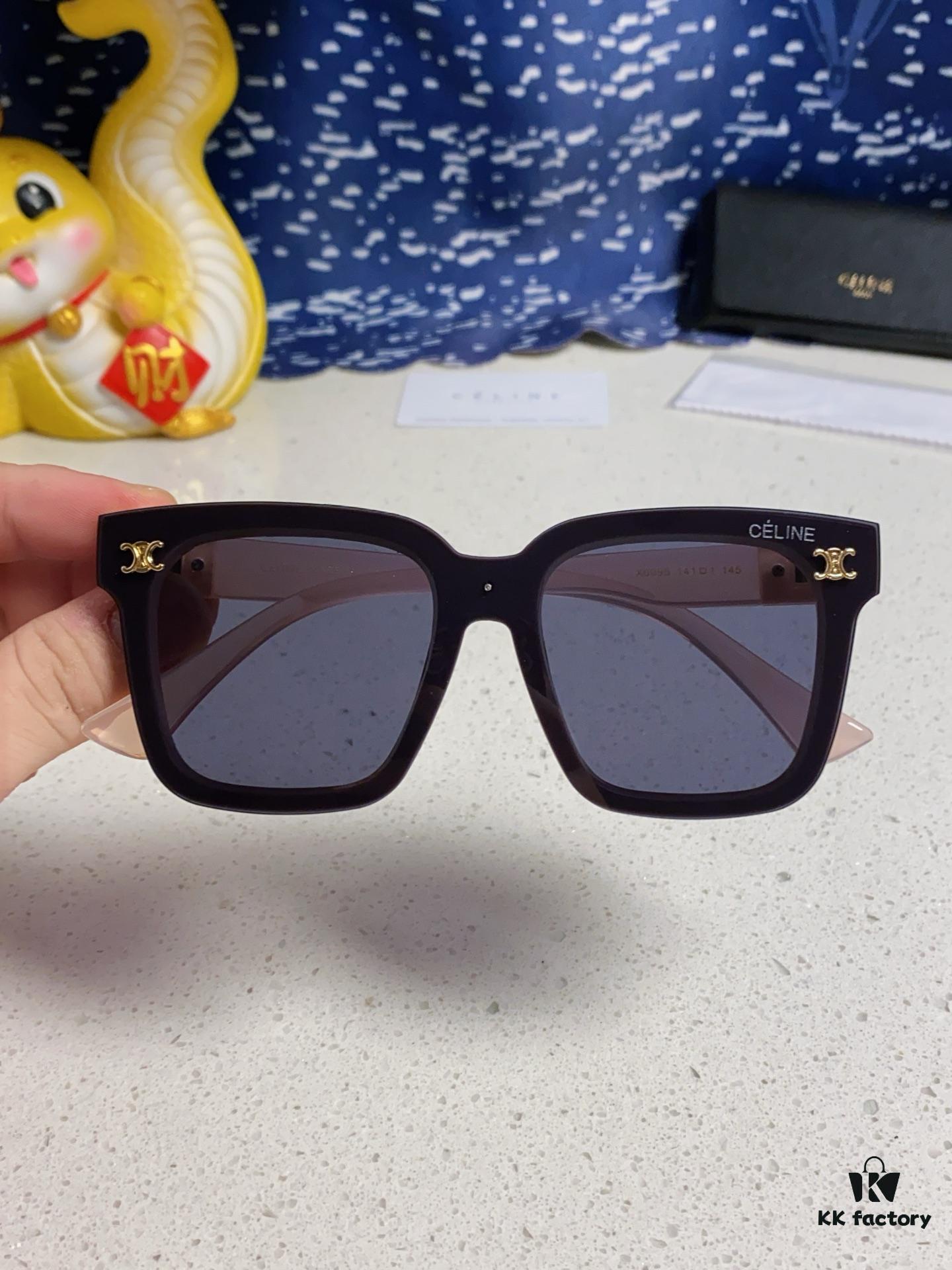 6931fa953a89a121ed54b794 Celine 2025 New Arrival Square Sunglasses for Women, Stylish Oversized Frame, Slimming Effect for Round Faces, Polarized UV Protection Beach Sun Glasses Unisex