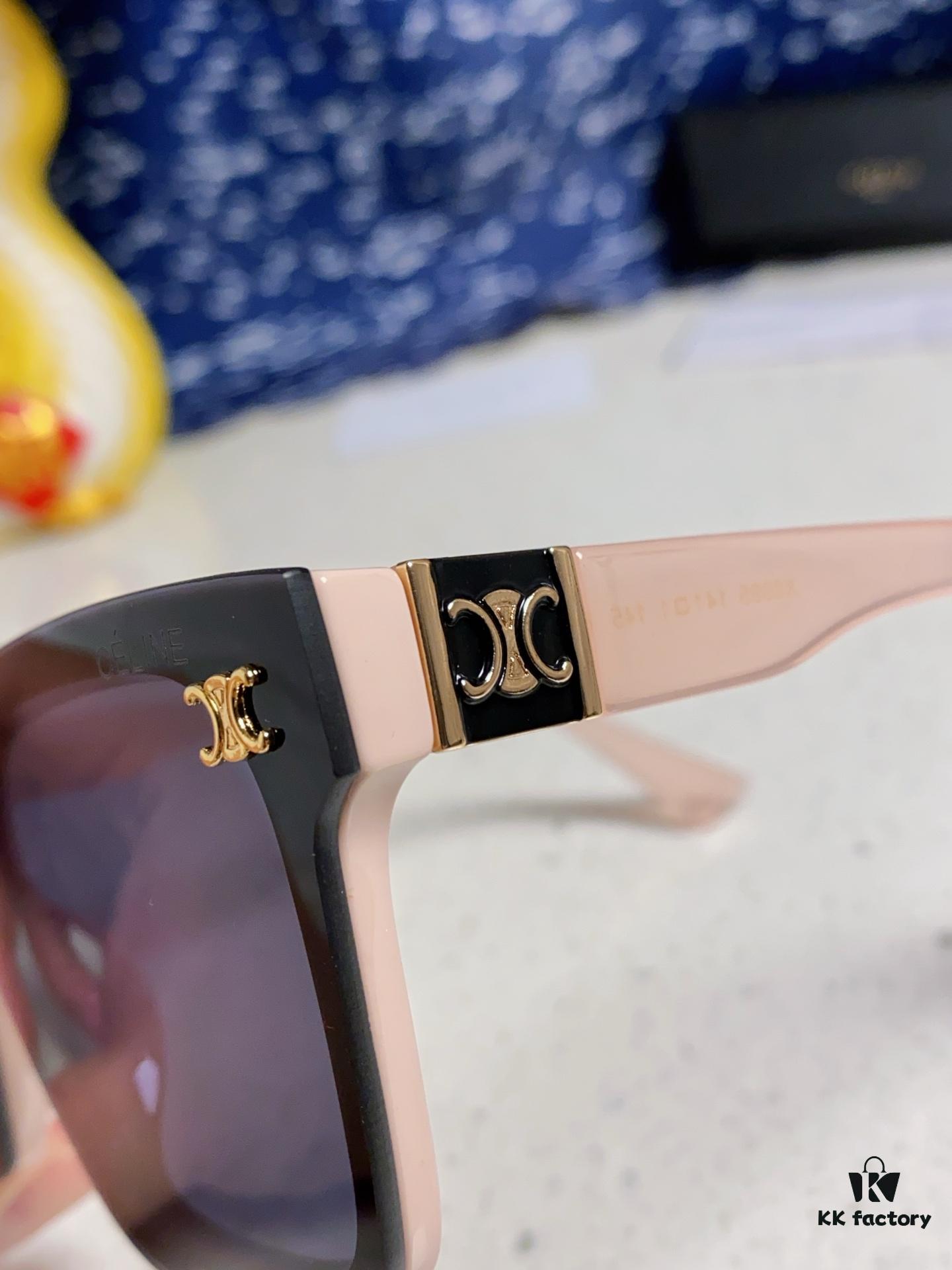 6931fa953a89a121ed54b797 Celine 2025 New Arrival Square Sunglasses for Women, Stylish Oversized Frame, Slimming Effect for Round Faces, Polarized UV Protection Beach Sun Glasses Unisex