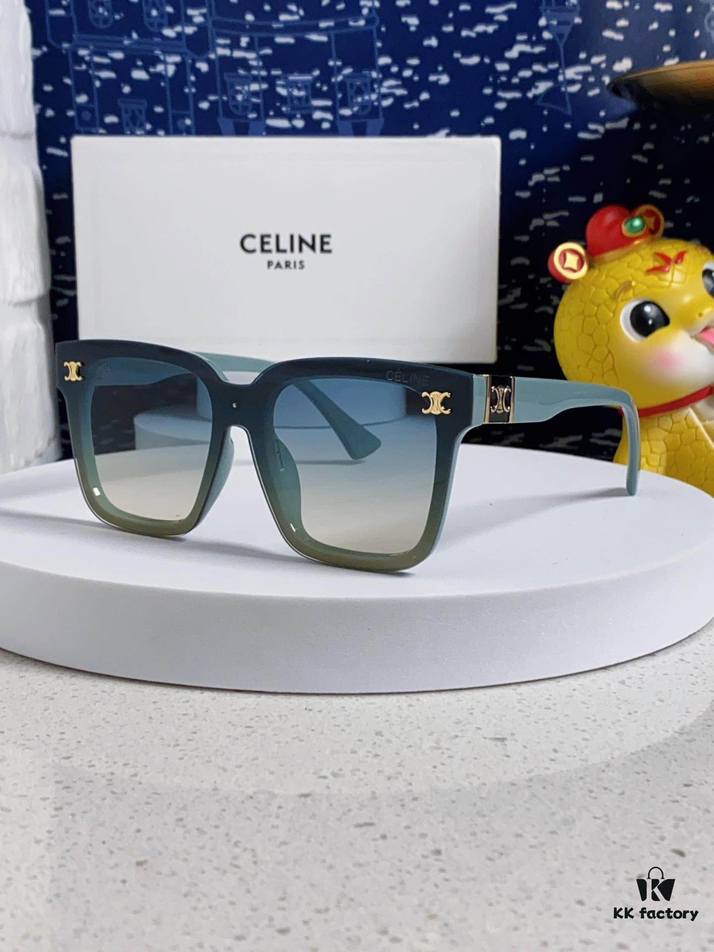 6931fa973a89a121ed54b7a5 Celine 2025 New Arrival Square Sunglasses for Women, Stylish Oversized Frame, Slimming Effect for Round Faces, Polarized UV Protection Beach Sun Glasses Unisex