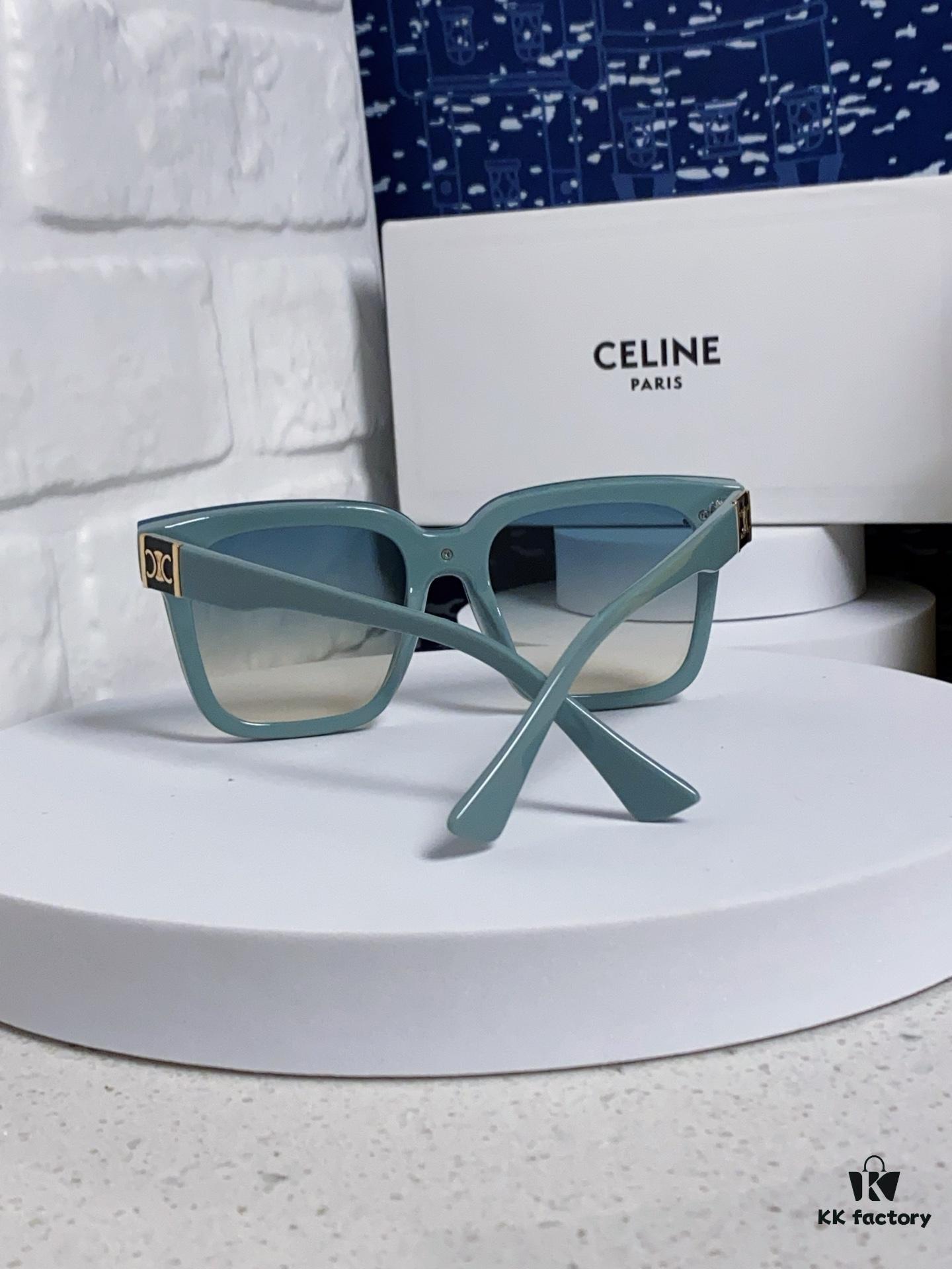 6931fa973a89a121ed54b7a7 Celine 2025 New Arrival Square Sunglasses for Women, Stylish Oversized Frame, Slimming Effect for Round Faces, Polarized UV Protection Beach Sun Glasses Unisex