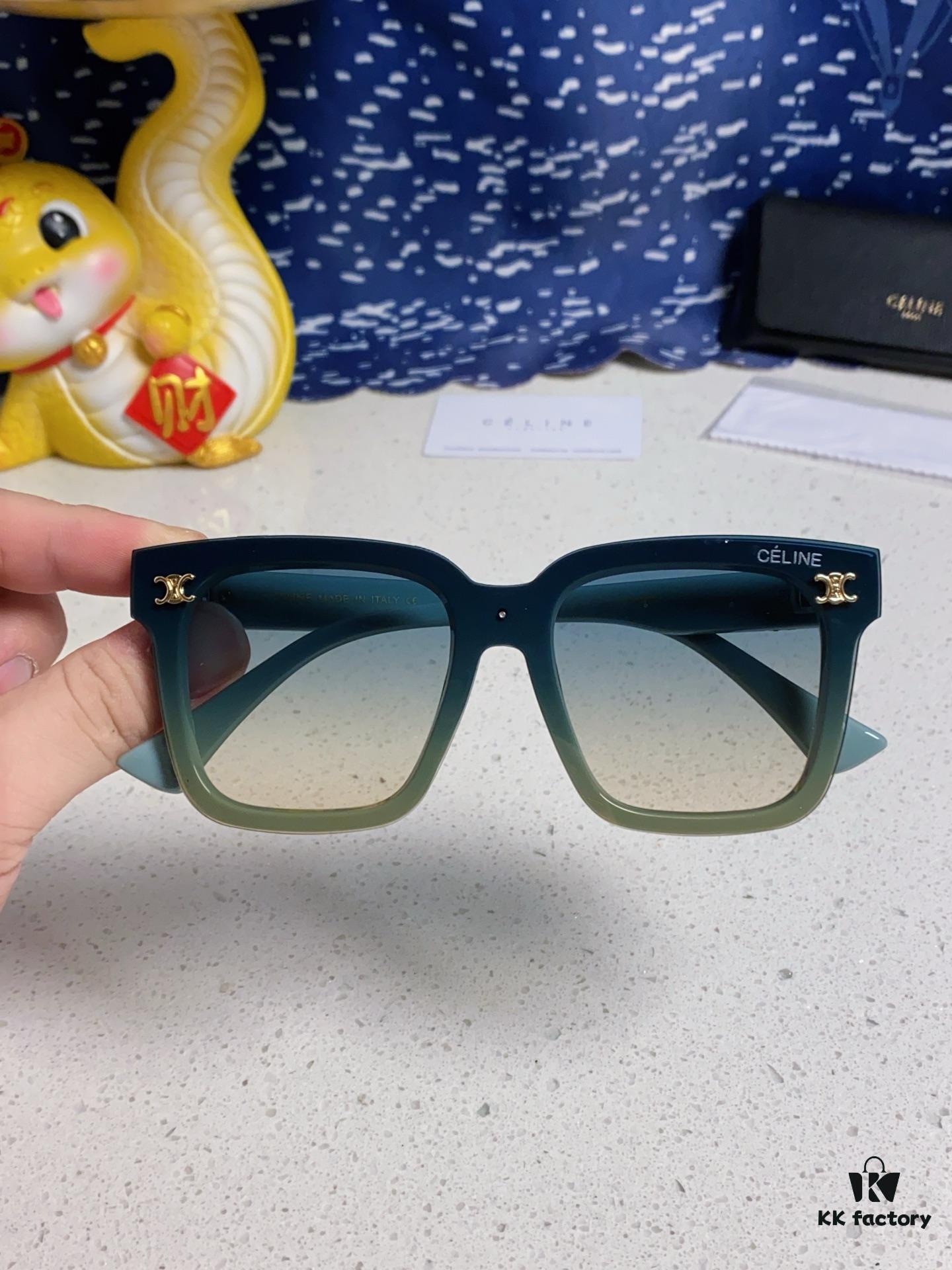 6931fa973a89a121ed54b7a8 Celine 2025 New Arrival Square Sunglasses for Women, Stylish Oversized Frame, Slimming Effect for Round Faces, Polarized UV Protection Beach Sun Glasses Unisex