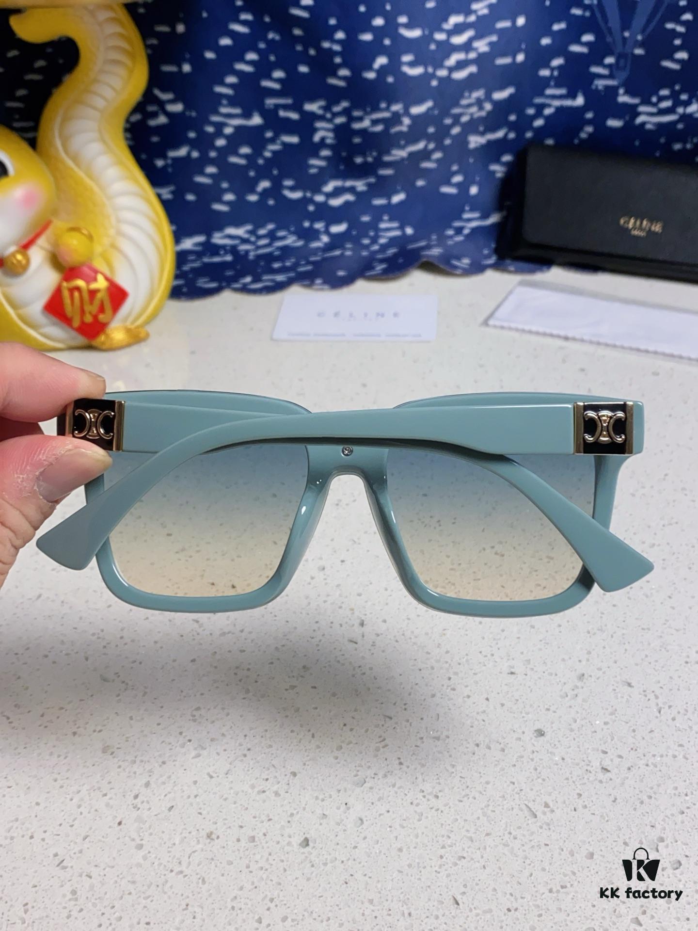 6931fa973a89a121ed54b7a9 Celine 2025 New Arrival Square Sunglasses for Women, Stylish Oversized Frame, Slimming Effect for Round Faces, Polarized UV Protection Beach Sun Glasses Unisex