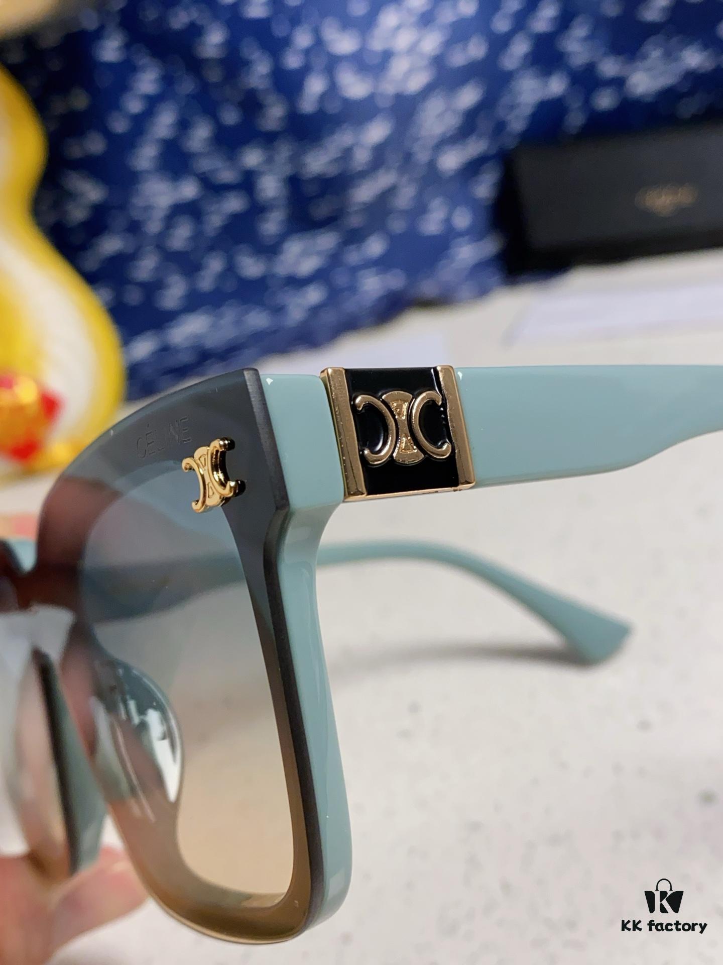 6931fa973a89a121ed54b7ab Celine 2025 New Arrival Square Sunglasses for Women, Stylish Oversized Frame, Slimming Effect for Round Faces, Polarized UV Protection Beach Sun Glasses Unisex