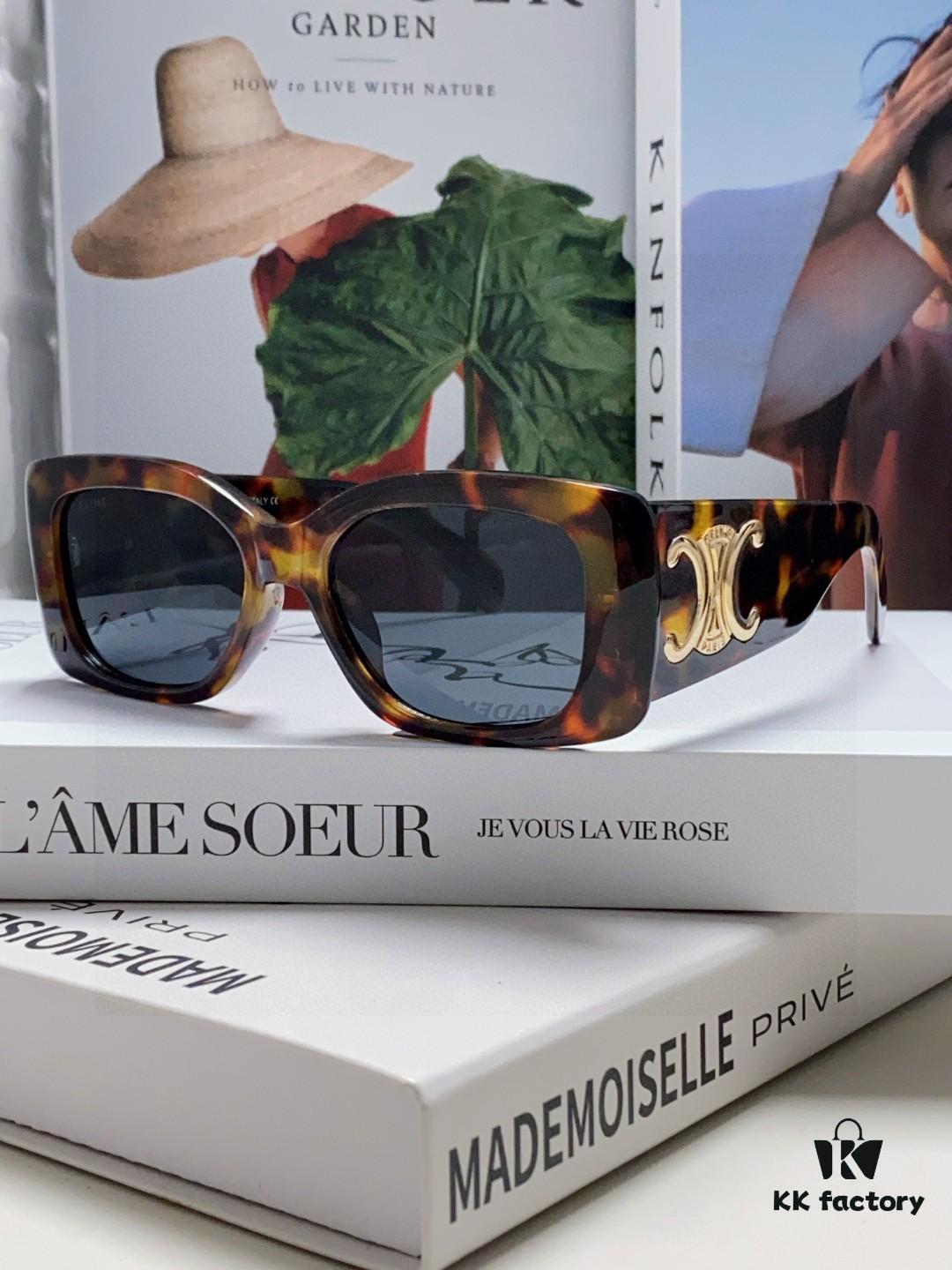 6931fa993a89a121ed54b7c6 CELINE 2025 New Runway Official Same Style as Yang Mi, Versatile Oversized Square Archetype Sunglasses