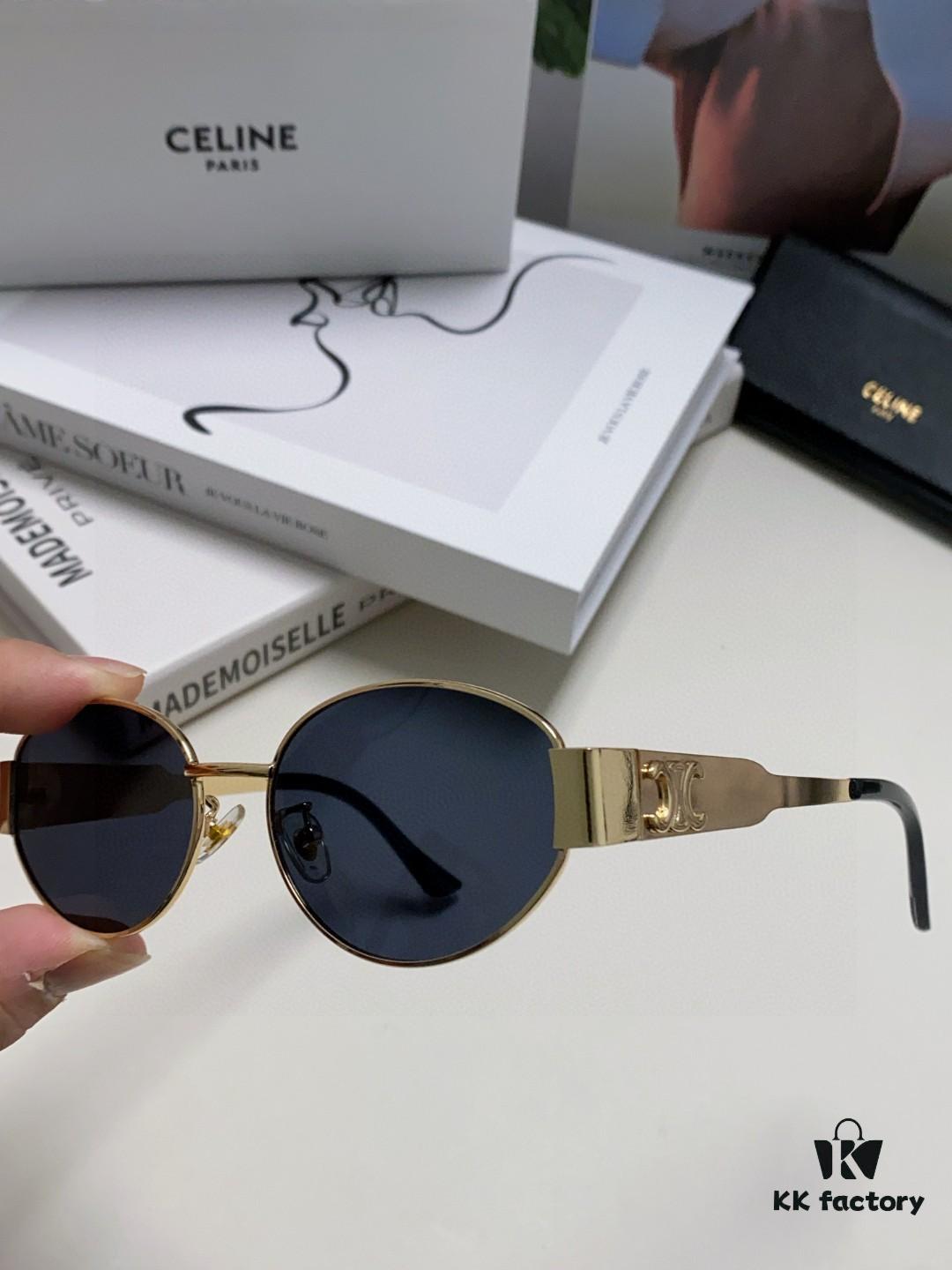6931fa9b3a89a121ed54b7e0 Lisa's Same Style - Celine Retro Round Frame Sunglasses, Selene's 'Ultraman' Design, Iconic Arch Classic, Always in High Demand, Hard to Get