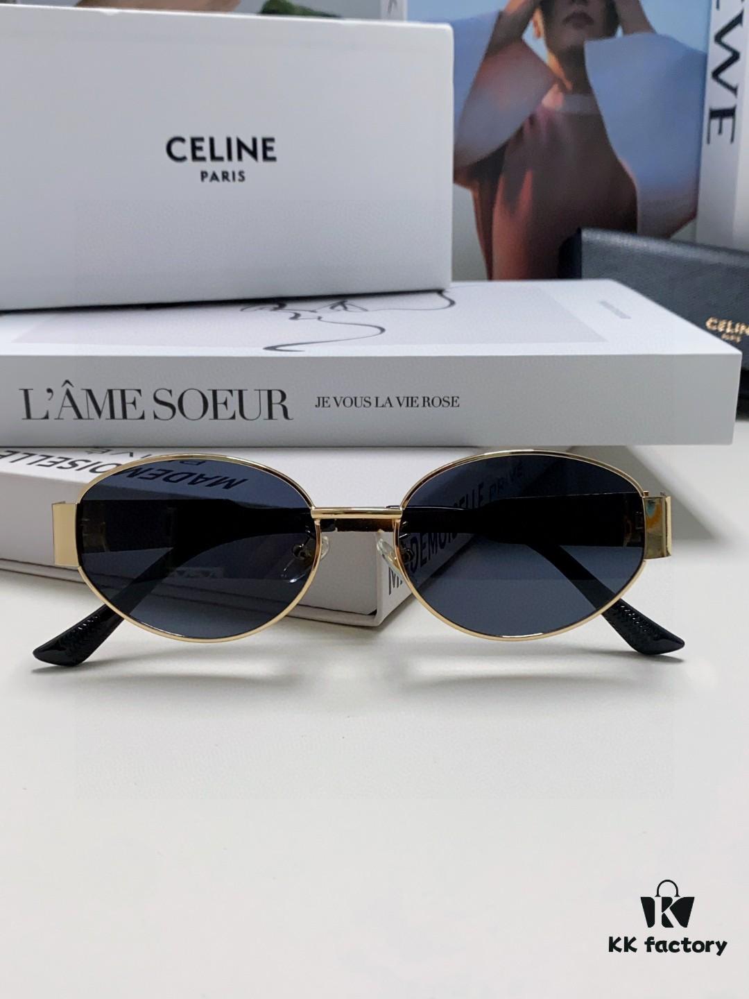 6931fa9b3a89a121ed54b7e1 Lisa's Same Style - Celine Retro Round Frame Sunglasses, Selene's 'Ultraman' Design, Iconic Arch Classic, Always in High Demand, Hard to Get