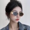 6931fa9b3a89a121ed54b7e5 Lisa's Same Style - Celine Retro Round Frame Sunglasses, 'Selin's Ultraman' Design, Iconic Arches Always Popular, Hard to Get