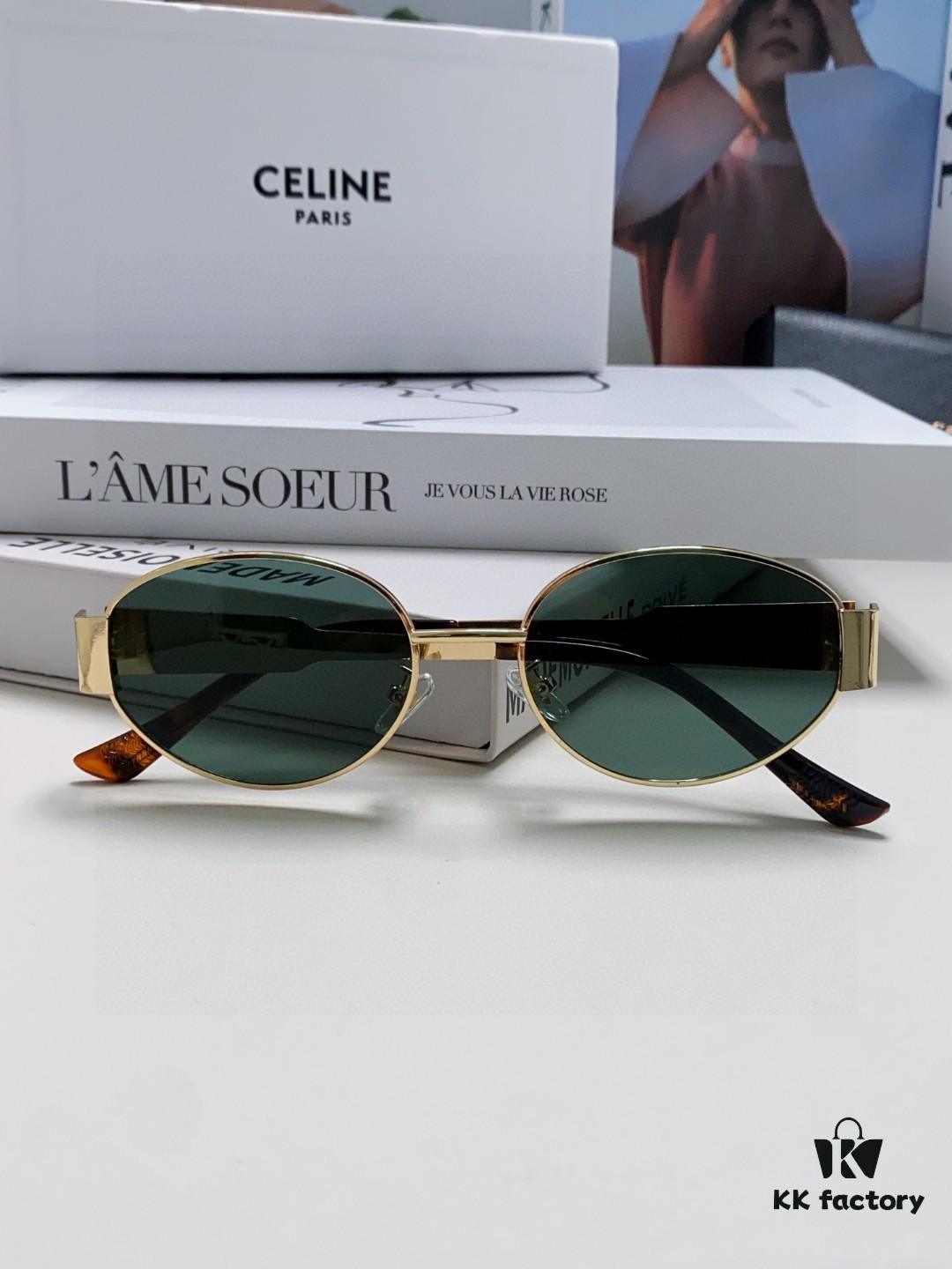 6931fa9d3a89a121ed54b7f6 Lisa's Same Celine Retro Round Frame Sunglasses, the 'Egg Superman' Style from Arc de Triomphe, Always Popular and Hard to Get