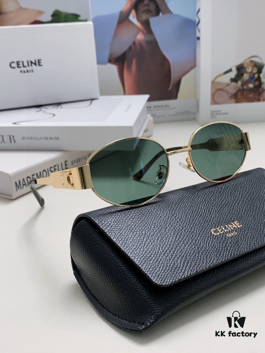 6931fa9d3a89a121ed54b7f7 Lisa's Same Celine Retro Round Frame Sunglasses, the 'Egg Superman' Style from Arc de Triomphe, Always Popular and Hard to Get