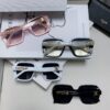 6931fa9e3a89a121ed54b80e CELINE Red Book Popular Metal-Decorated Logo Simple Frame Sunglasses