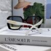 6931fa9f3a89a121ed54b812 CELINE Red Book Popular Metal-Decorated Logo Simple Frame Sunglasses