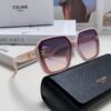 6931faa03a89a121ed54b821 CELINE Red Book Popular Metal Decorated Logo Simple Frame Stylish Sunglasses