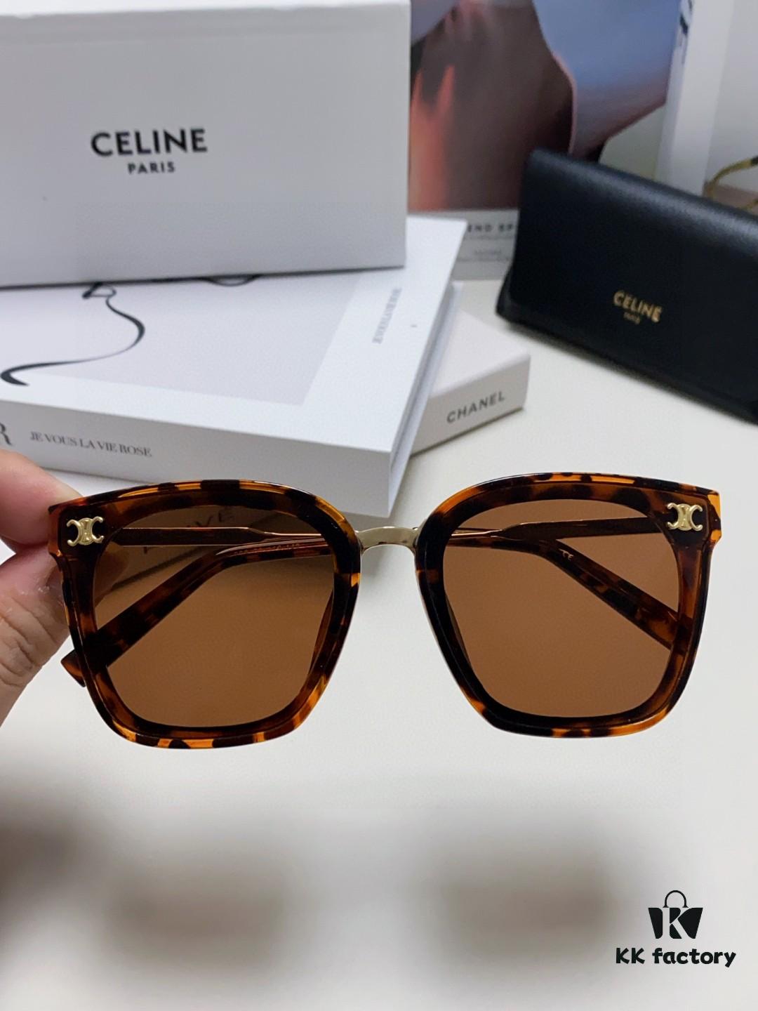 6931faa13a89a121ed54b833 Celine Women's UV-Protective Sunglasses, Anti-Glare Fashion Eyewear for Driving and Streetwear, Slimming Design, Instagram and Xiaohongshu Trendy Style