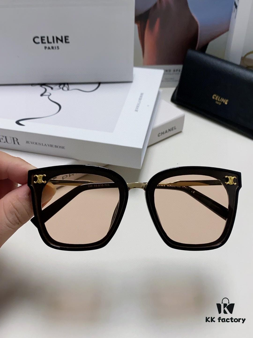 6931faa23a89a121ed54b83e Celine Women's UV Protection Sunglasses, Anti-Glare Fashion Shades for Driving and Street Photography, Slimming Ins Style Sun Glasses, Popular on Xiaohongshu