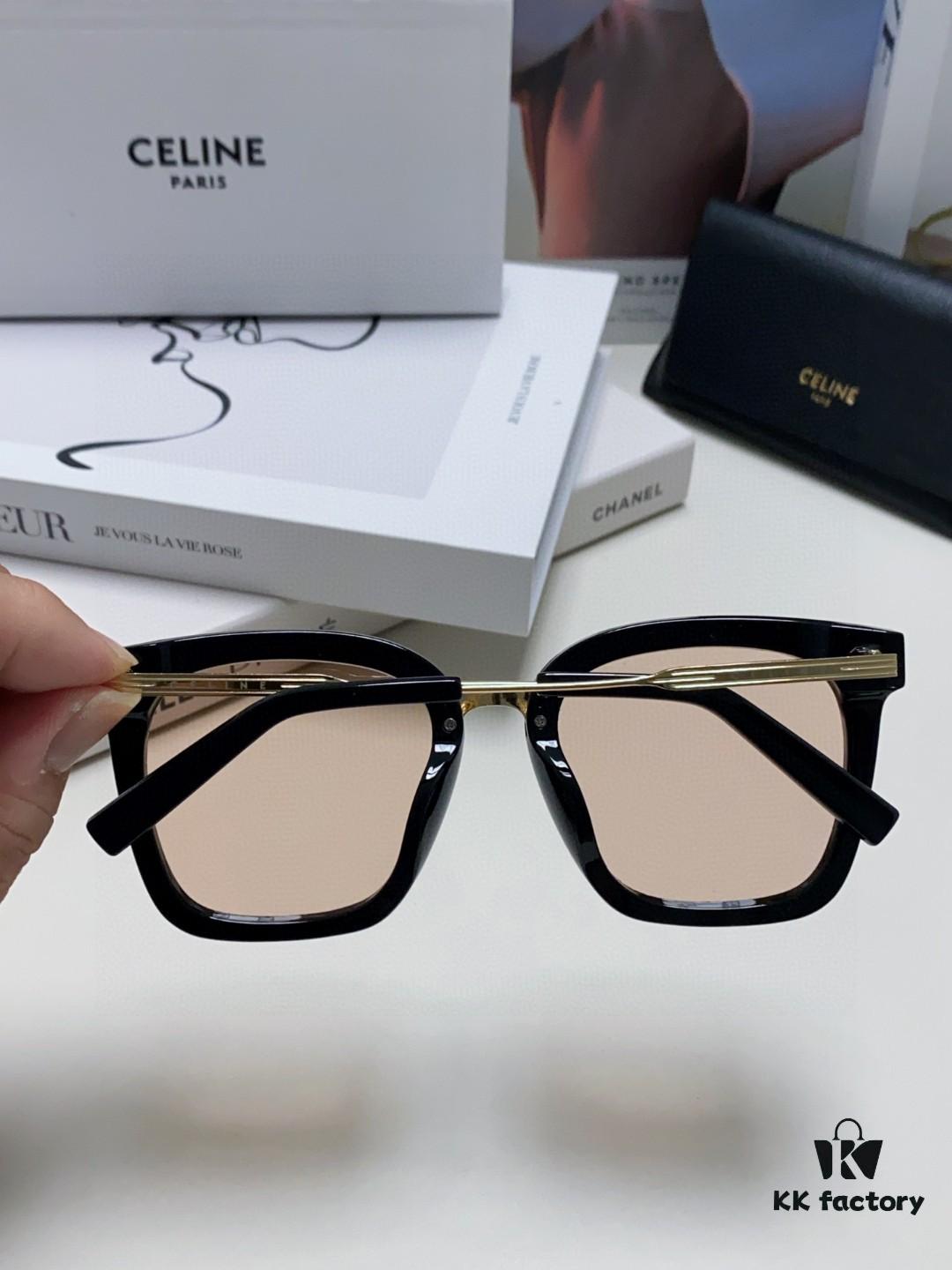 6931faa23a89a121ed54b83f Celine Women's UV Protection Sunglasses, Anti-Glare Fashion Shades for Driving and Street Photography, Slimming Ins Style Sun Glasses, Popular on Xiaohongshu