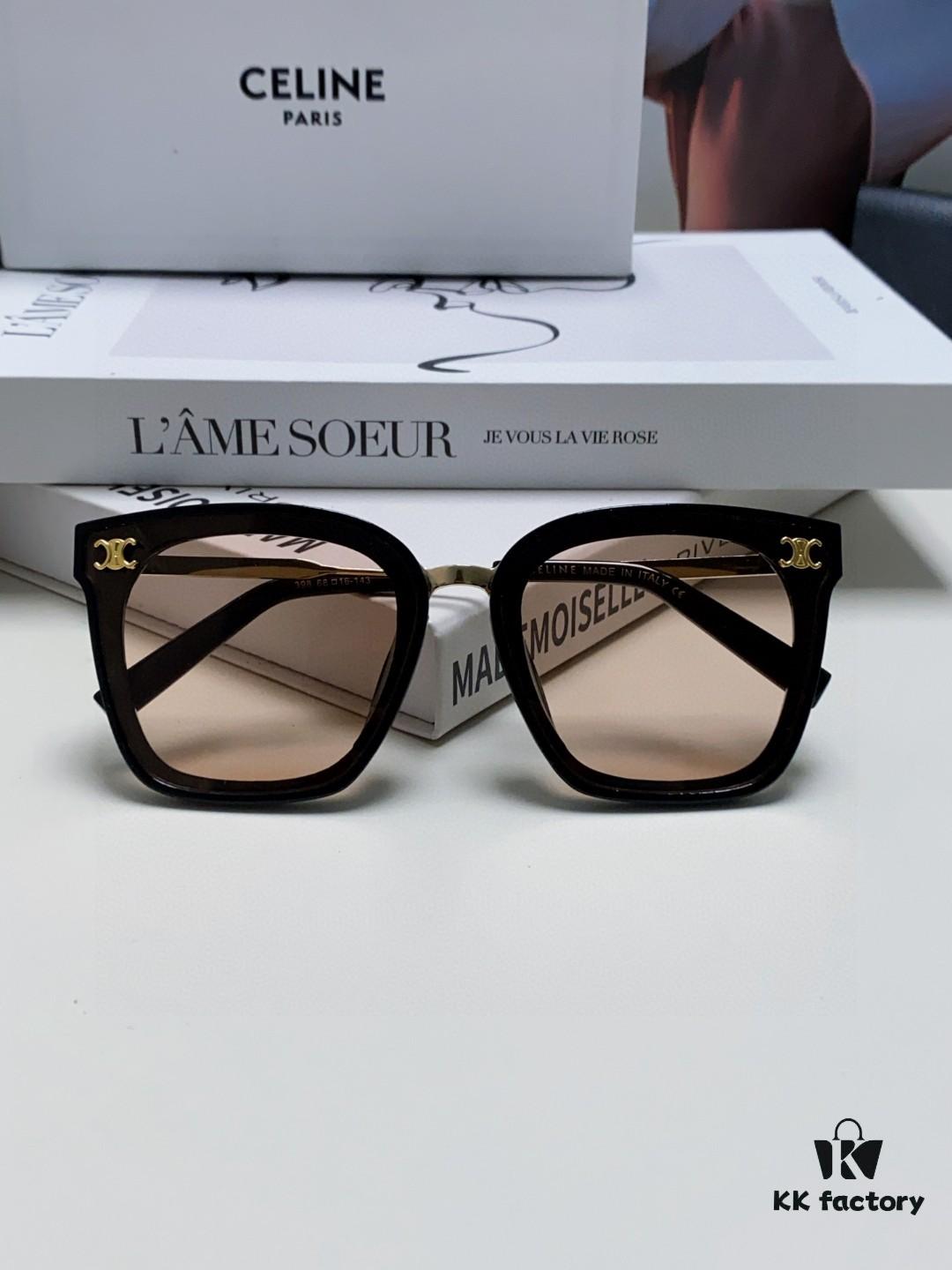 6931faa23a89a121ed54b841 Celine Women's UV Protection Sunglasses, Anti-Glare Fashion Shades for Driving and Street Photography, Slimming Ins Style Sun Glasses, Popular on Xiaohongshu