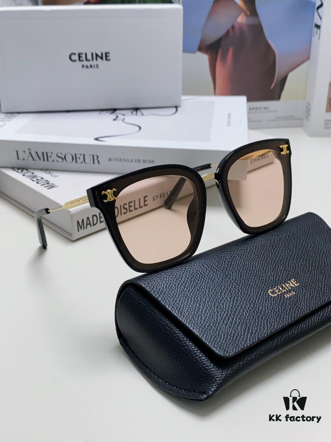 6931faa23a89a121ed54b842 Celine Women's UV Protection Sunglasses, Anti-Glare Fashion Shades for Driving and Street Photography, Slimming Ins Style Sun Glasses, Popular on Xiaohongshu